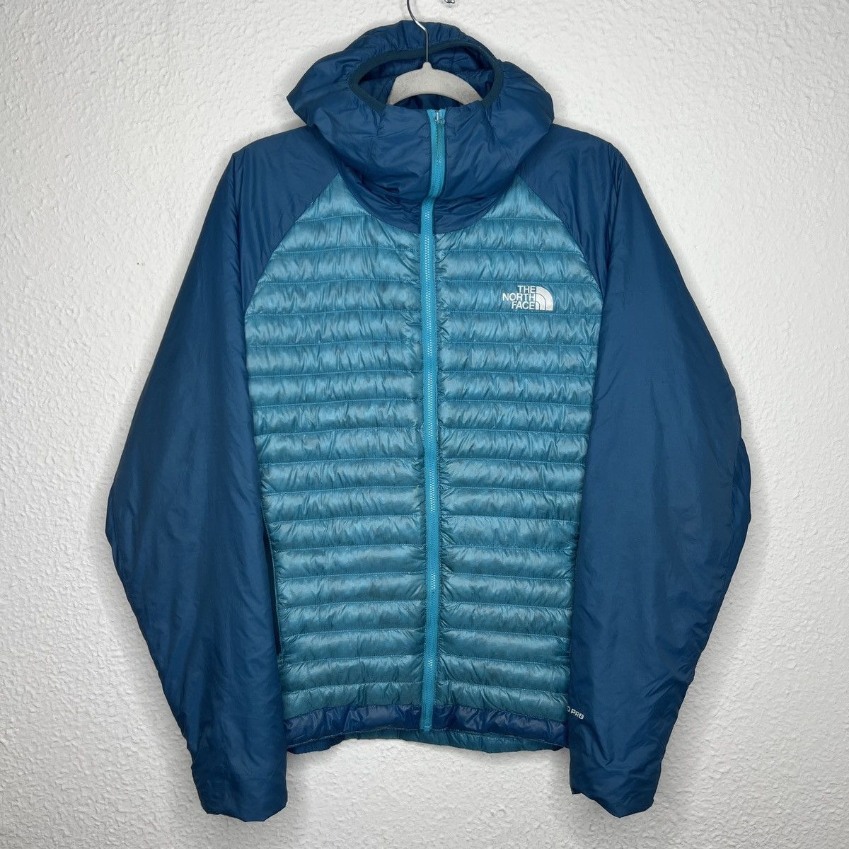 The North Face Puffer Down Jacket Nuptse 800 Pro Blue