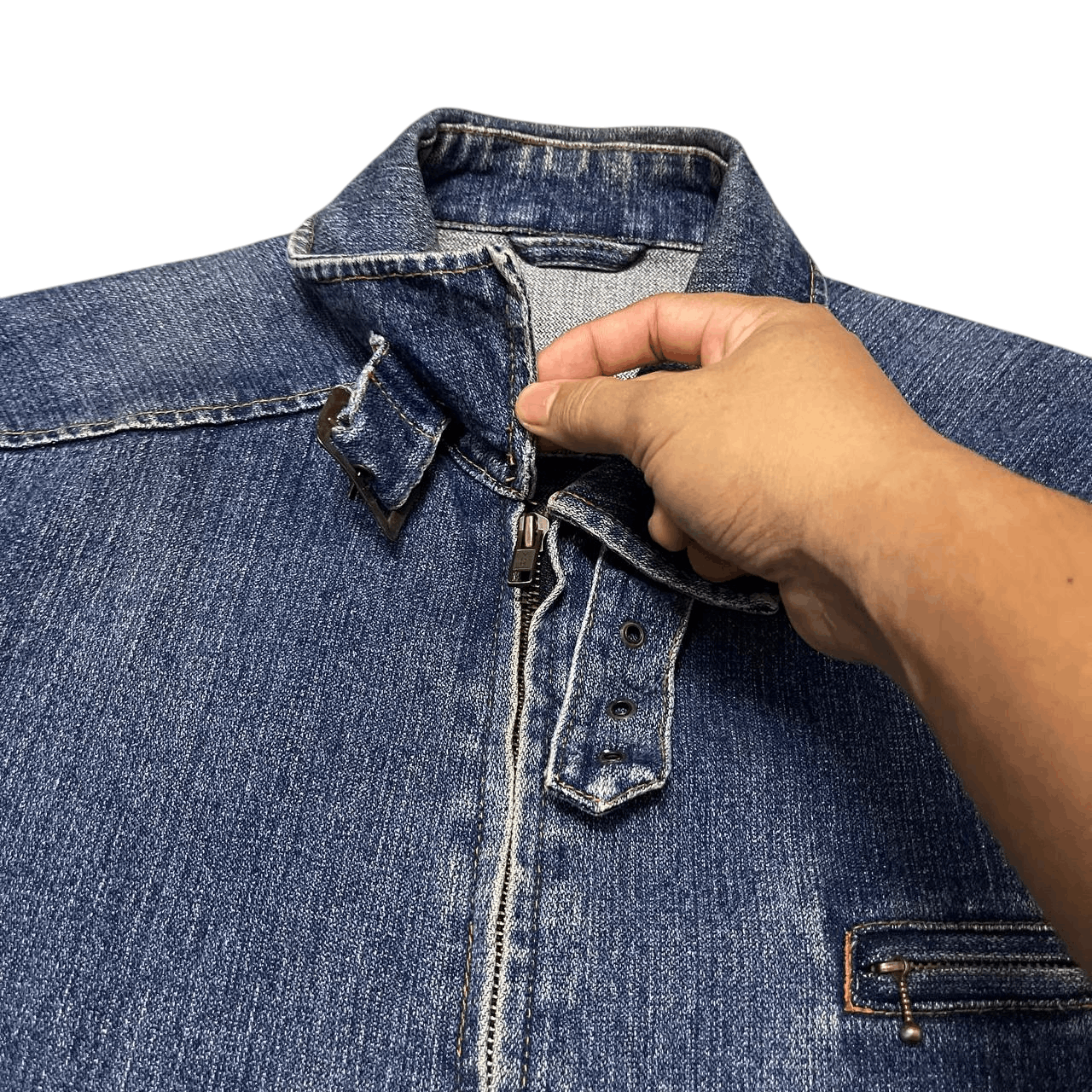 PERSON'S Vintage Person's Jeans Denim Jacket Issey Miyake Size US M / EU 48-50 / 2 - 5 Thumbnail