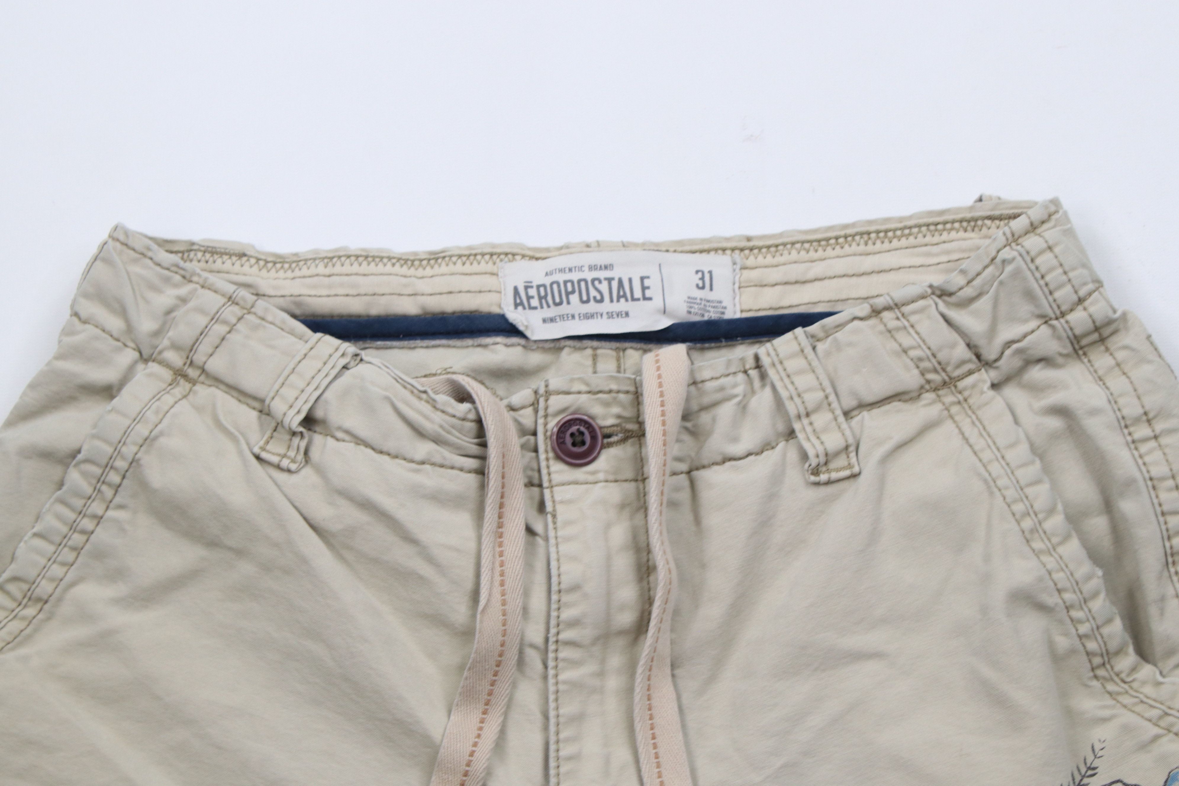 Aeropostale × Vintage Vintage Y2K Aeropostale Flower Heavyweight Cargo Shorts Size US 31 - 2 Thumbnail