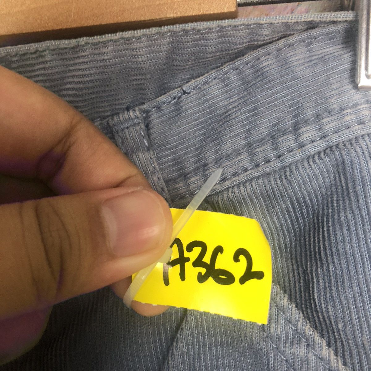 The Smiths × Vintage Smiths Blue Coduroy vintage Pants #A362 Size US 28 / EU 44 - 14 Thumbnail