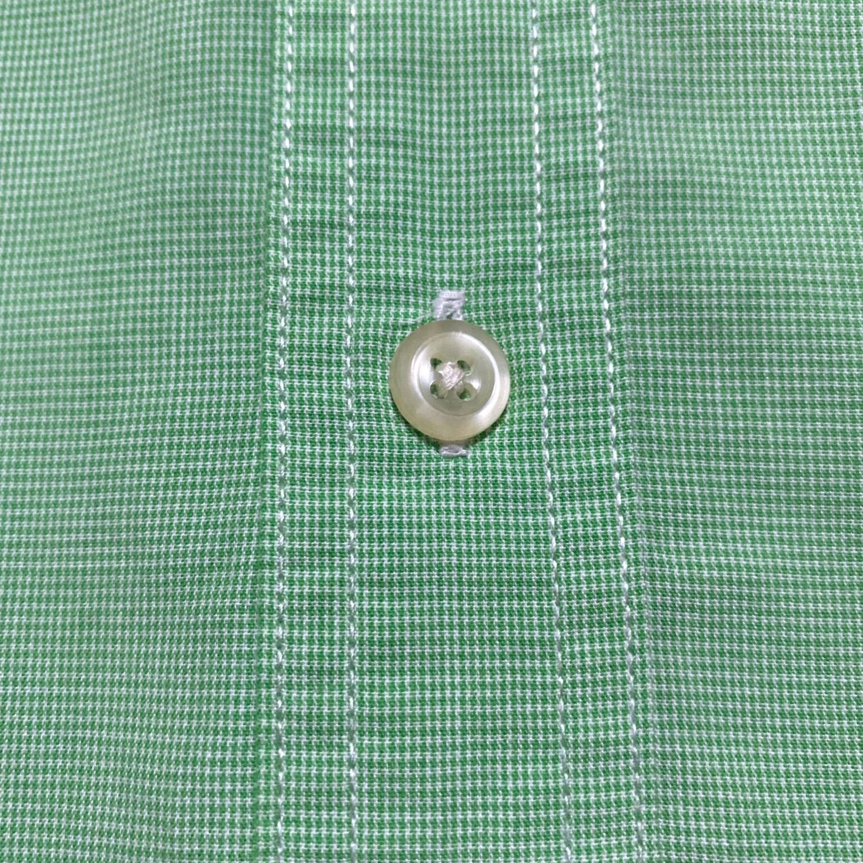 Chaps Chaps Ralph Lauren Mens L Shirt Green Plaid Check Short Sleeve Button-Down Poplin Cotton Polyester Casual Vintage: No Conflict Size US L / EU 52-54 / 3 - 4 Thumbnail