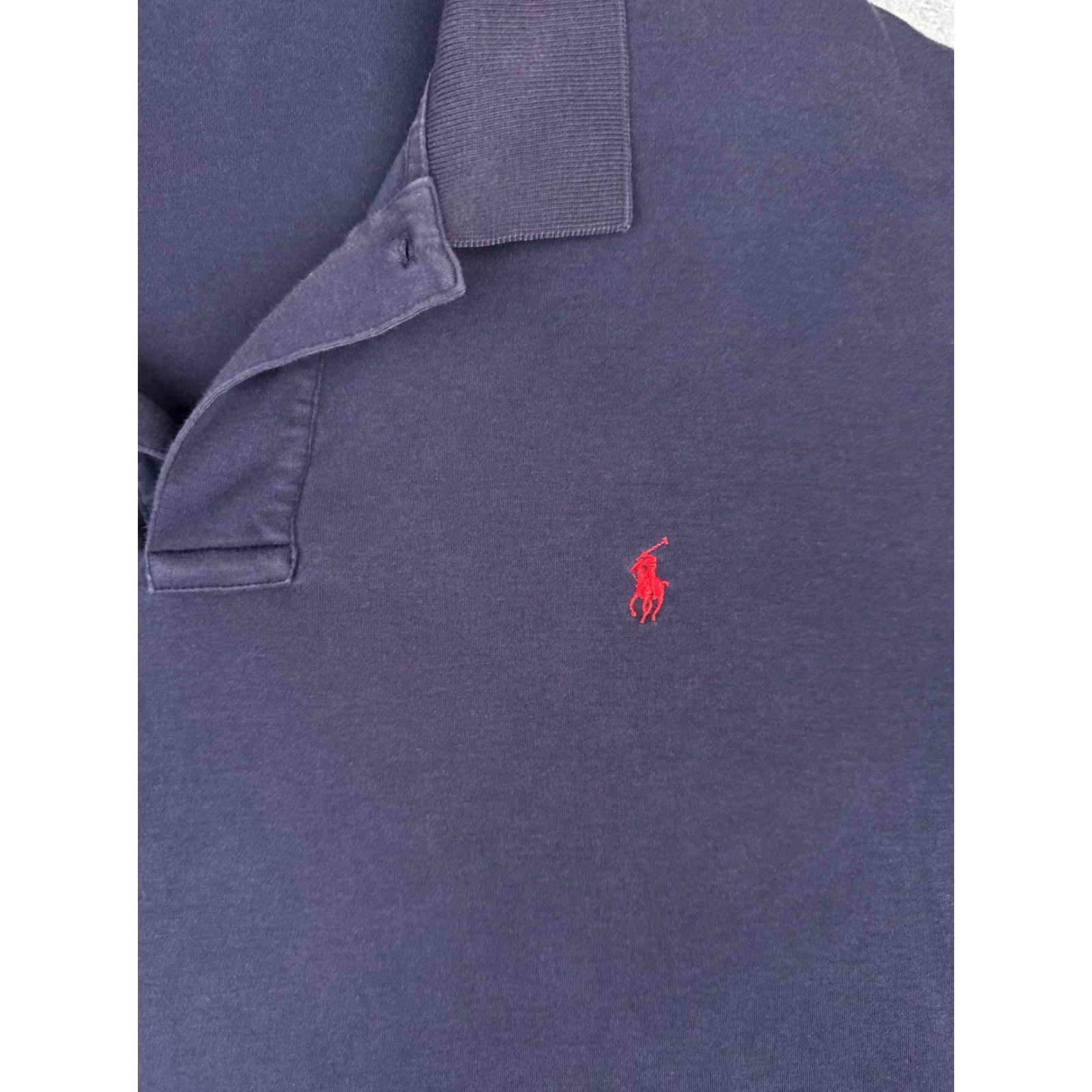 Ralph Lauren VINTAGE Ralph Lauren Polo Shirt Men 2XL Blue Short Sleeve 100% Cotton Polo Shirt Polo Shirt Blue 80s Golf Mens Size US XXL / EU 58 / 5 - 6 Thumbnail
