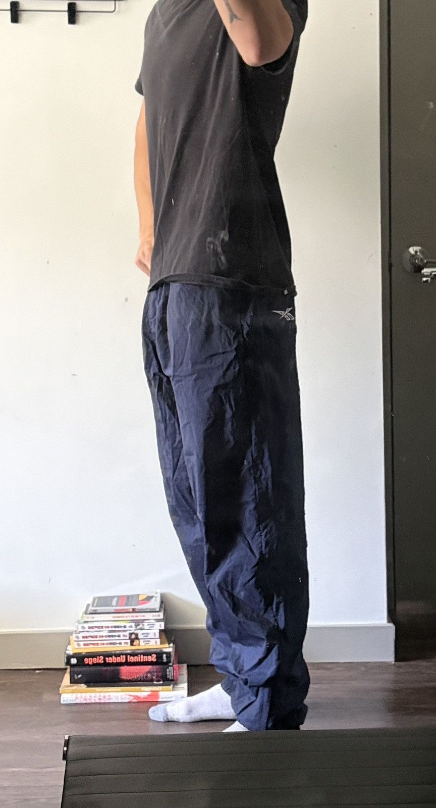 Reebok Big baggy Reebok nylon shell lined pants Size US 30 / EU 46 - 3 Thumbnail