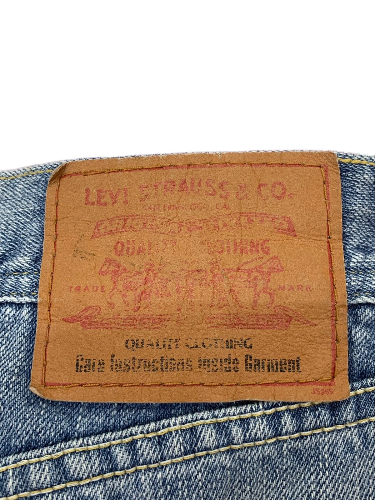 Levi's Levis 533 Distressed Clawmark Different Pocket Denim (AD3) Size US 30 / EU 46 - 21 Thumbnail