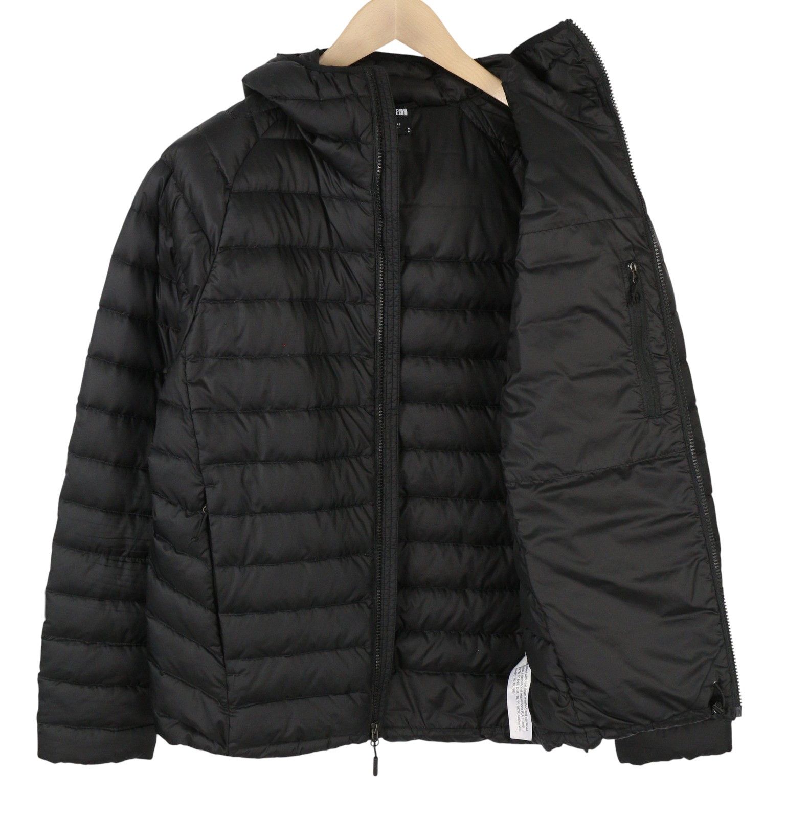The North Face M Black 800 Down Quilted Hood Puffer 86879 Size US M / EU 48-50 / 2 - 5 Thumbnail
