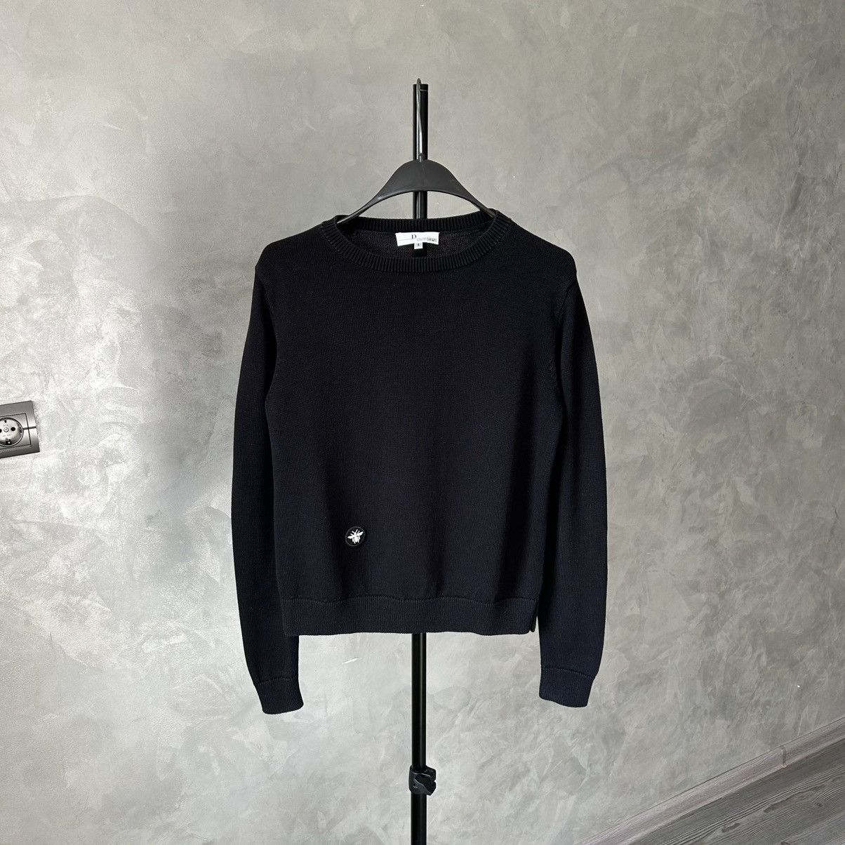 Dior Vintage Dior Uniform Bee Logo Knit Sweater Size S / US 4 / IT 40 - 2 Thumbnail
