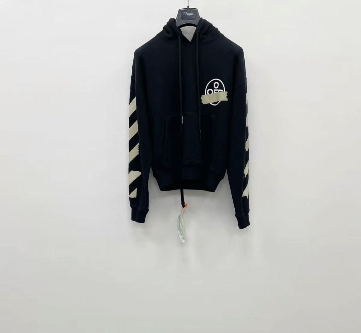 Off-White OFF-WHITE 100% Cotton Relaxed Fit Hooded Sweatshirt J30 Size US XS / EU 42 / 0 - 3 Thumbnail