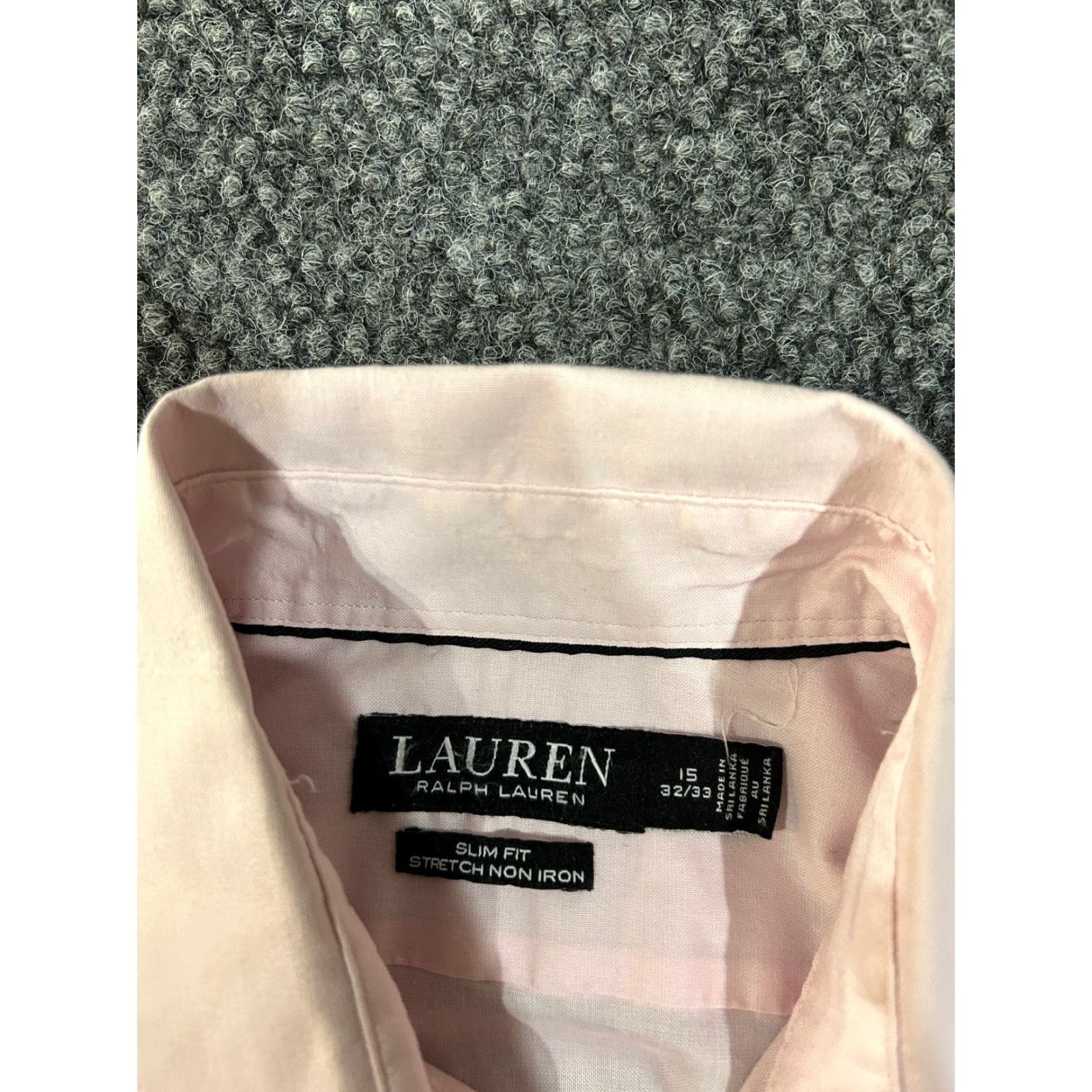 Ralph Lauren Lauren Ralph Lauren Dress Shirt Mens Slim Pink Non-Iron Button-Down 15 32 33 Long Sleeve Size US M / EU 48-50 / 2 - 4 Thumbnail