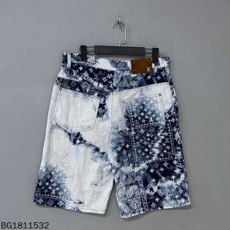 Louis Vuitton Louis Vuitton Cashew flower printed denim shorts Size US 30 / EU 46 - 3 Thumbnail
