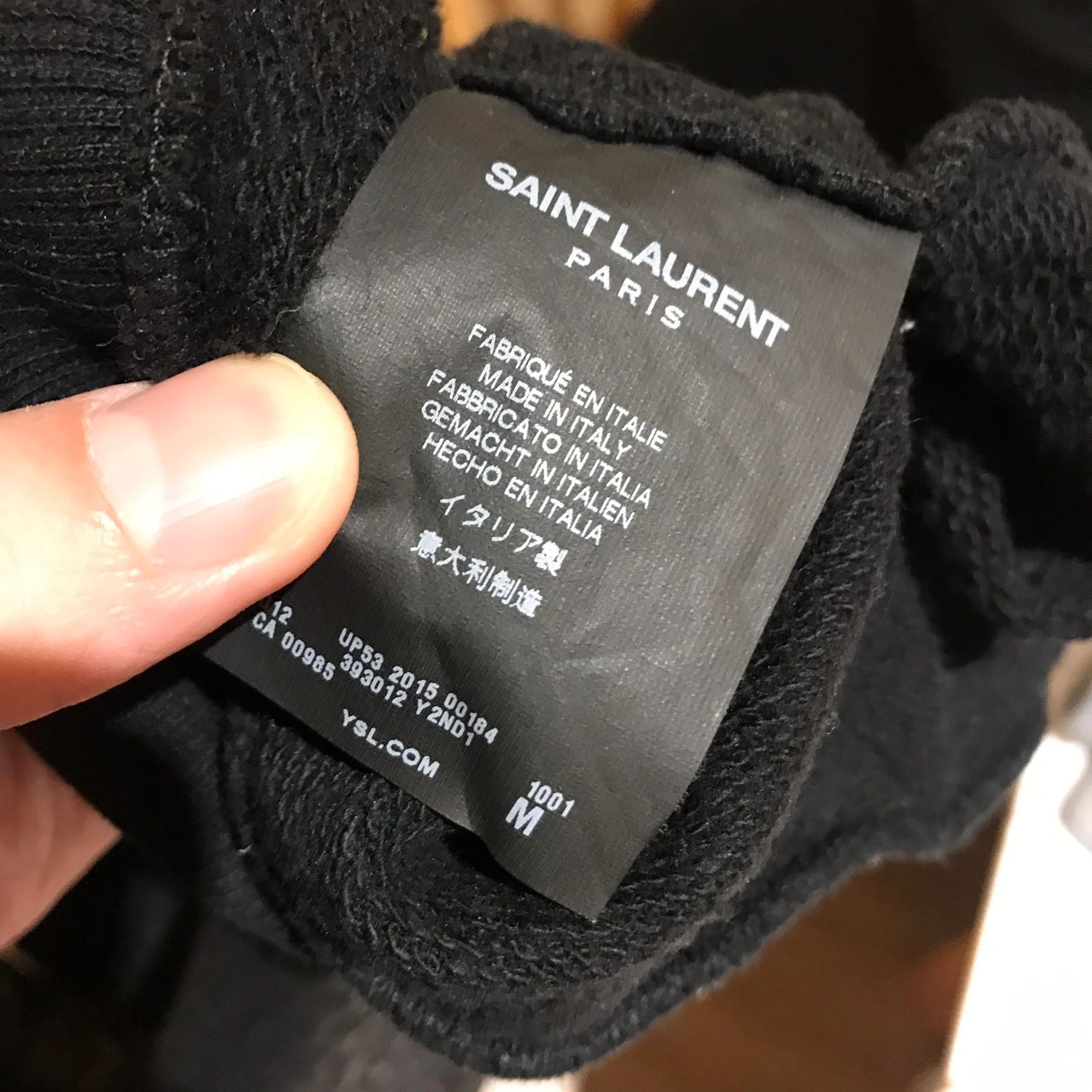 Saint Laurent Paris FW15 Reflective Animal Print Crewneck Sweater Size US M / EU 48-50 / 2 - 7 Thumbnail