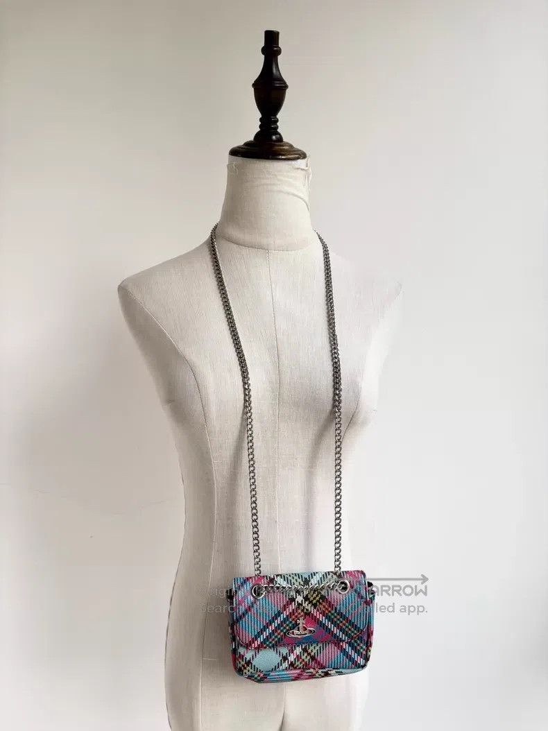 Vivienne Westwood Vivienne Westwood size OS Colorful Plaid Mini Waste Bag Size ONE SIZE - 2 Thumbnail