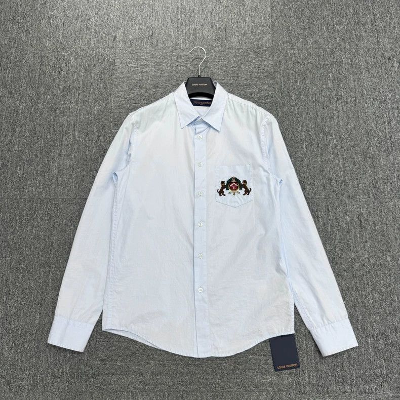 Louis Vuitton Louis Vuitton SS25 Embroidered Puppy Shirt Size US XS / EU 42 / 0 - 1 Thumbnail