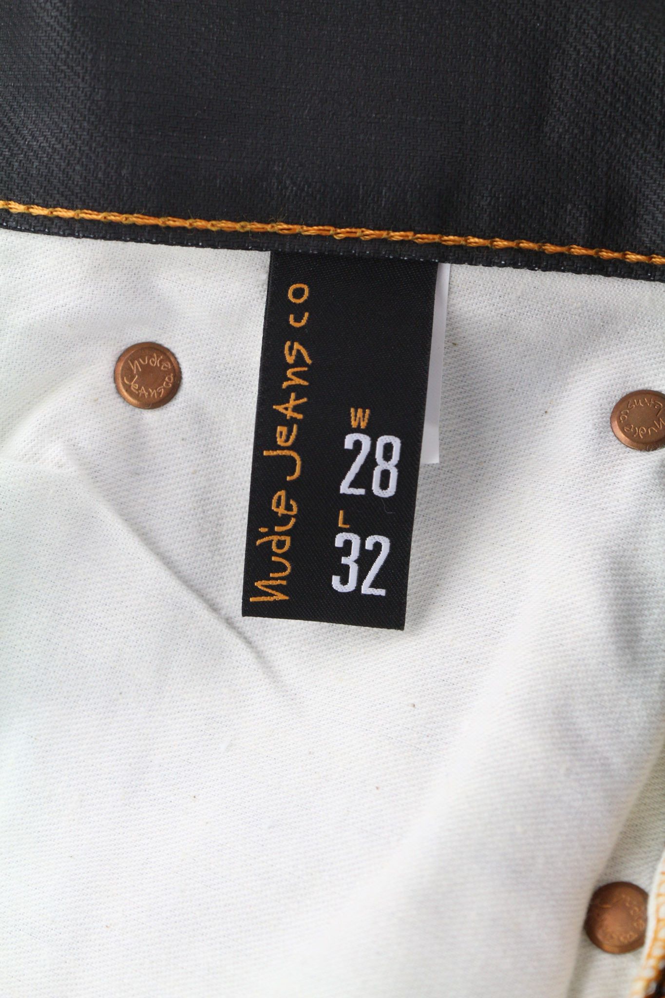 Nudie Jeans GRIM TIM W28/L32 Slim Fit Cotton Dark Blue Jeans 80590 Size US 28 / EU 44 - 7 Thumbnail