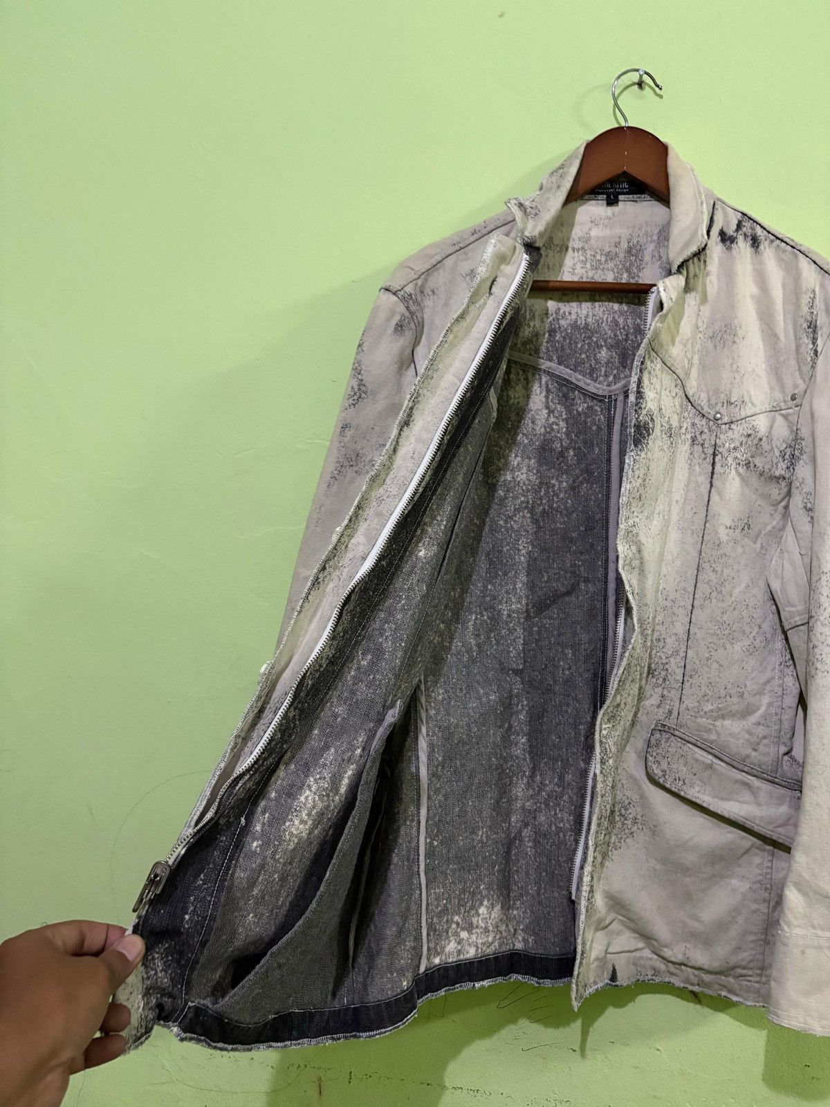 If Six Was Nine × In The Attic × Japanese Brand InTheAttic Acid Wash Jacket Design Share Spirit Ifsixwasnine Size US L / EU 52-54 / 3 - 5 Thumbnail