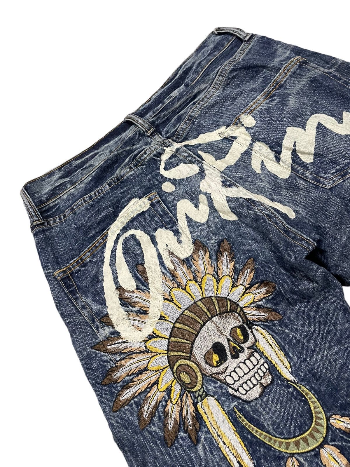 Japanese Brand Japanese Skull Generimo Oni Jeans Size US 30 / EU 46 - 8 Thumbnail