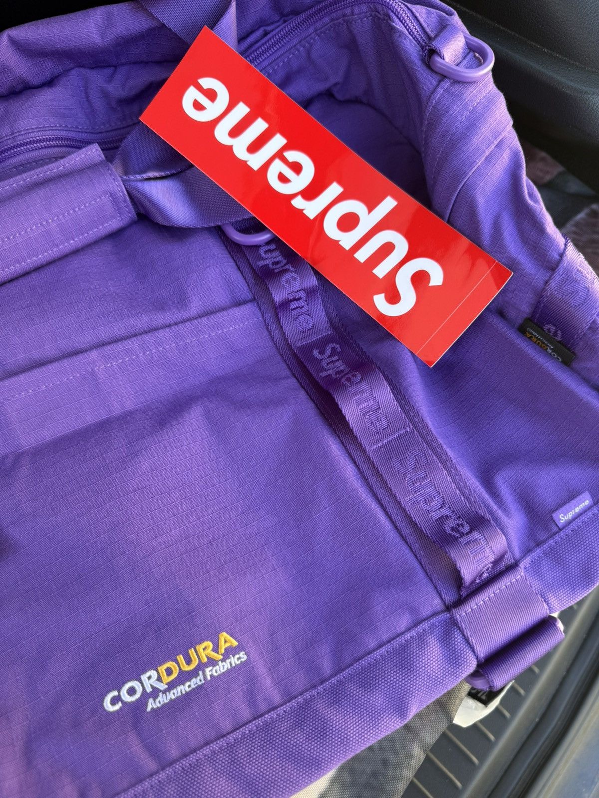 Supreme Supreme duffle bag purple SS26 Size ONE SIZE - 4 Thumbnail