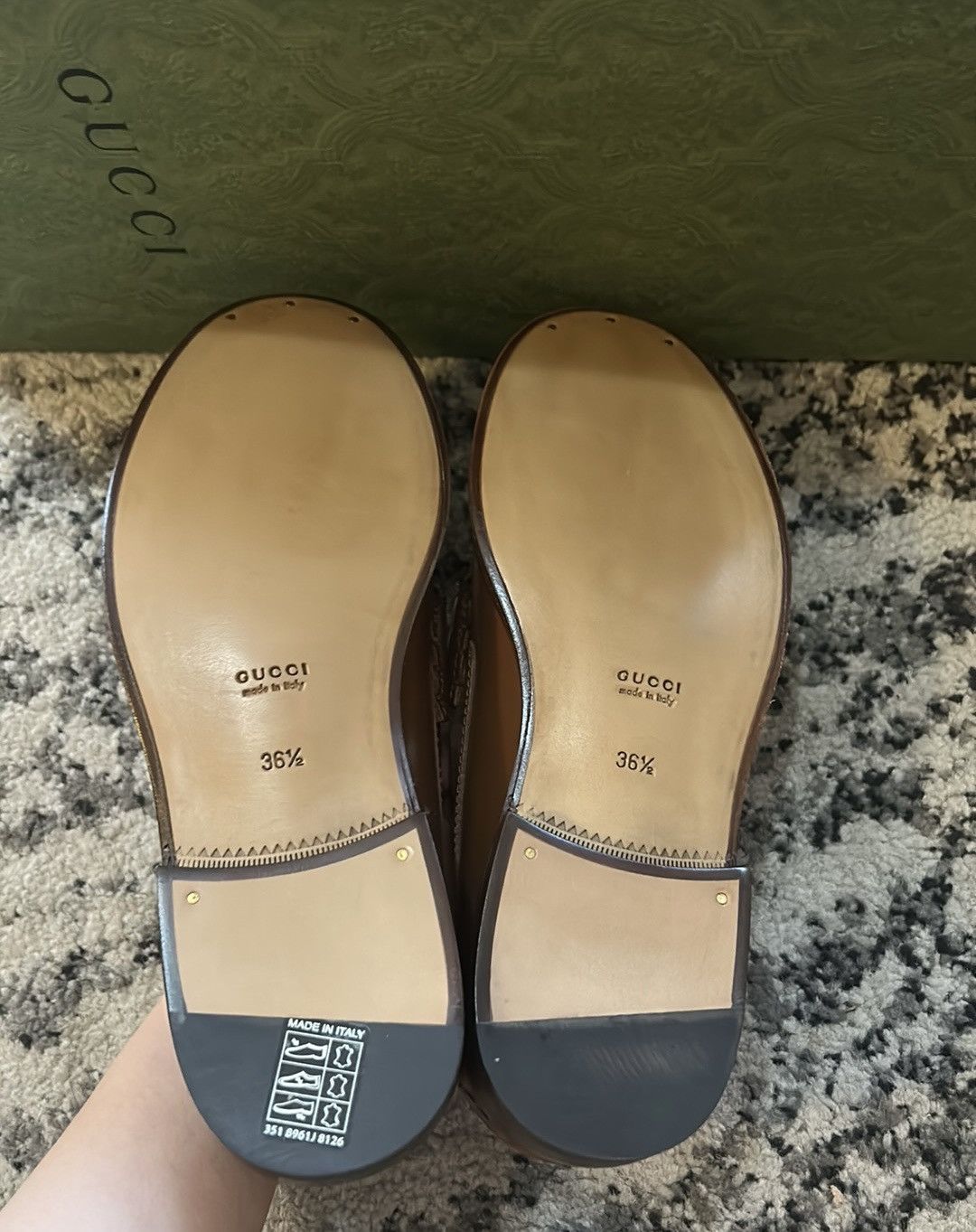 Gucci Gucci Interlocking G Loafer Millennial Ribot Cuir Size US 6.5 / IT 36.5 - 4 Thumbnail