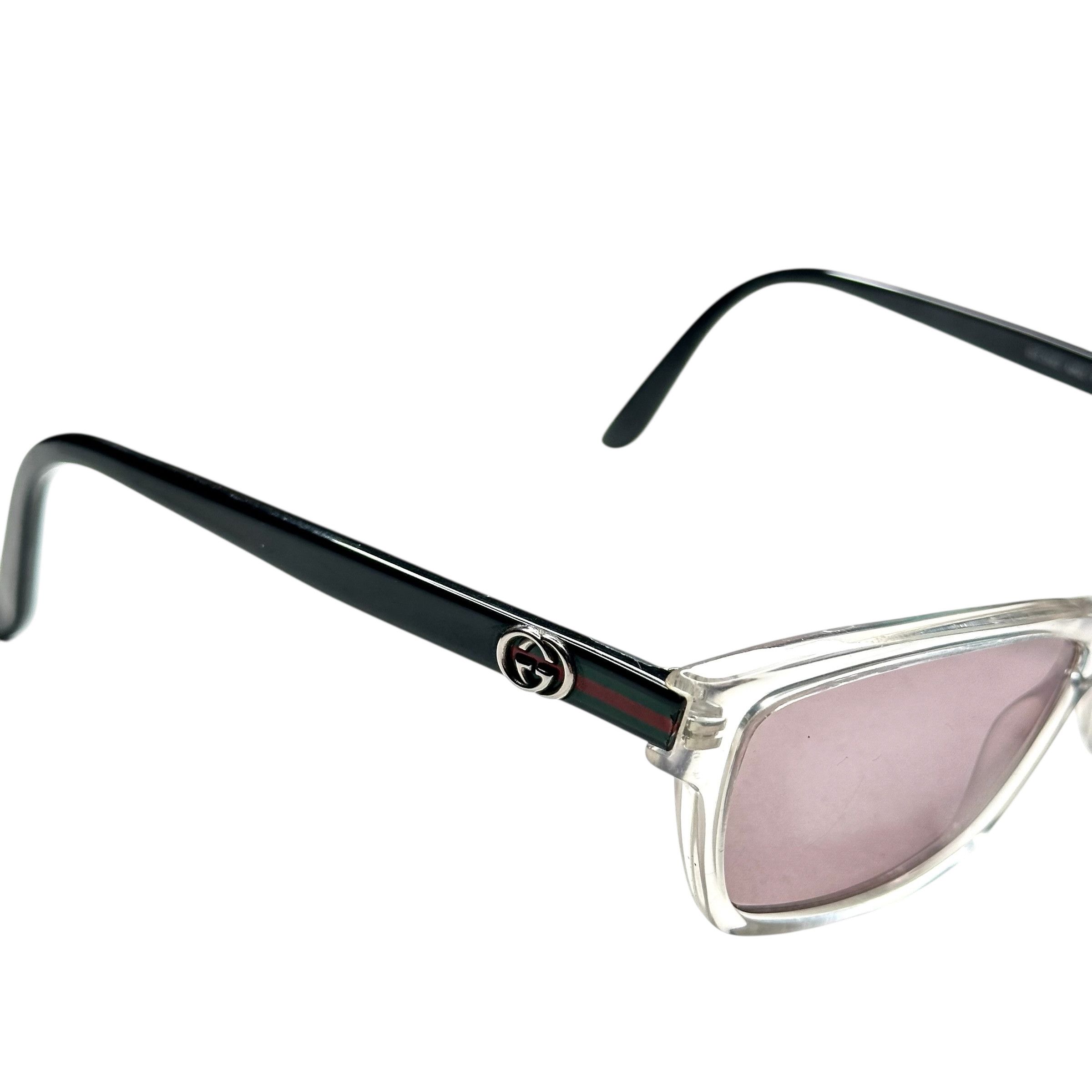 Gucci Gucci Wayfarer Transparent GG Sunglasses Size ONE SIZE - 5 Thumbnail