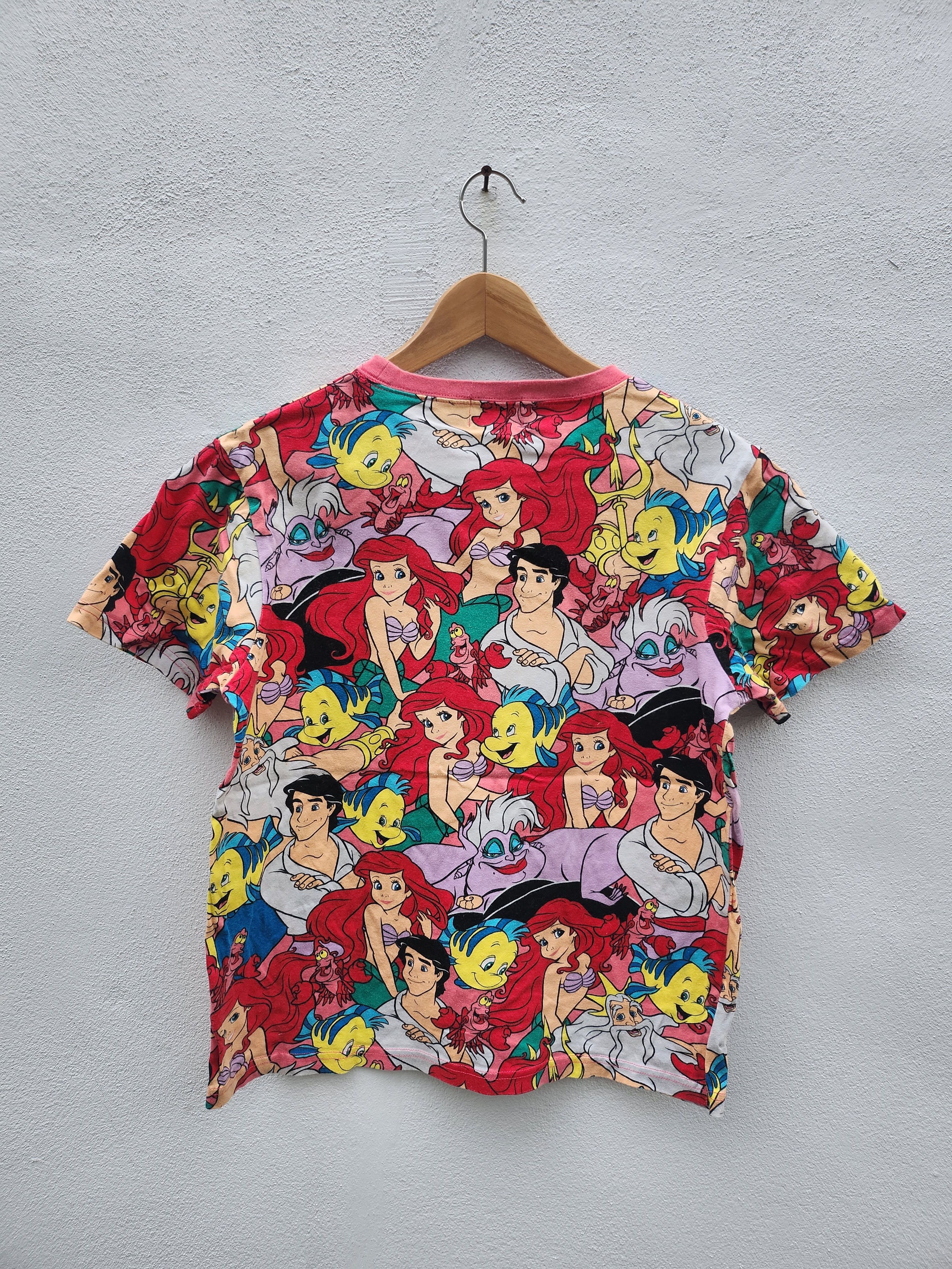 Anime × Cartoon Network × Disney 💥Vtg Mermaid Cartoon Full Print Disney Size S / US 4 / IT 40 - 5 Thumbnail