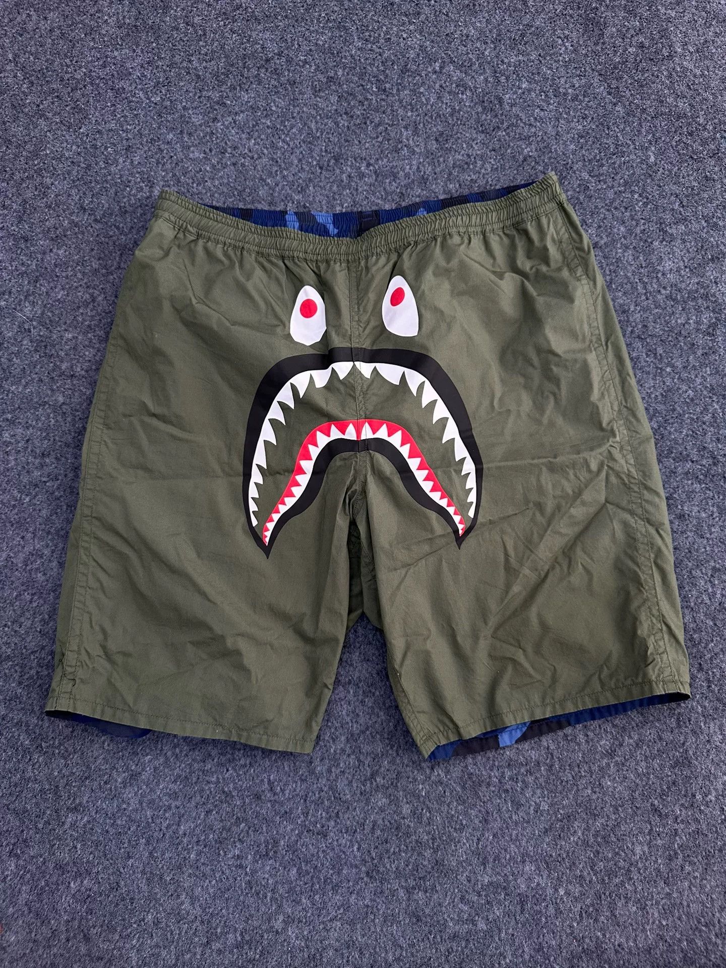 Bape Bape X Multi Shark Shorts Designer Size US 38 / EU 54 - 1 Thumbnail