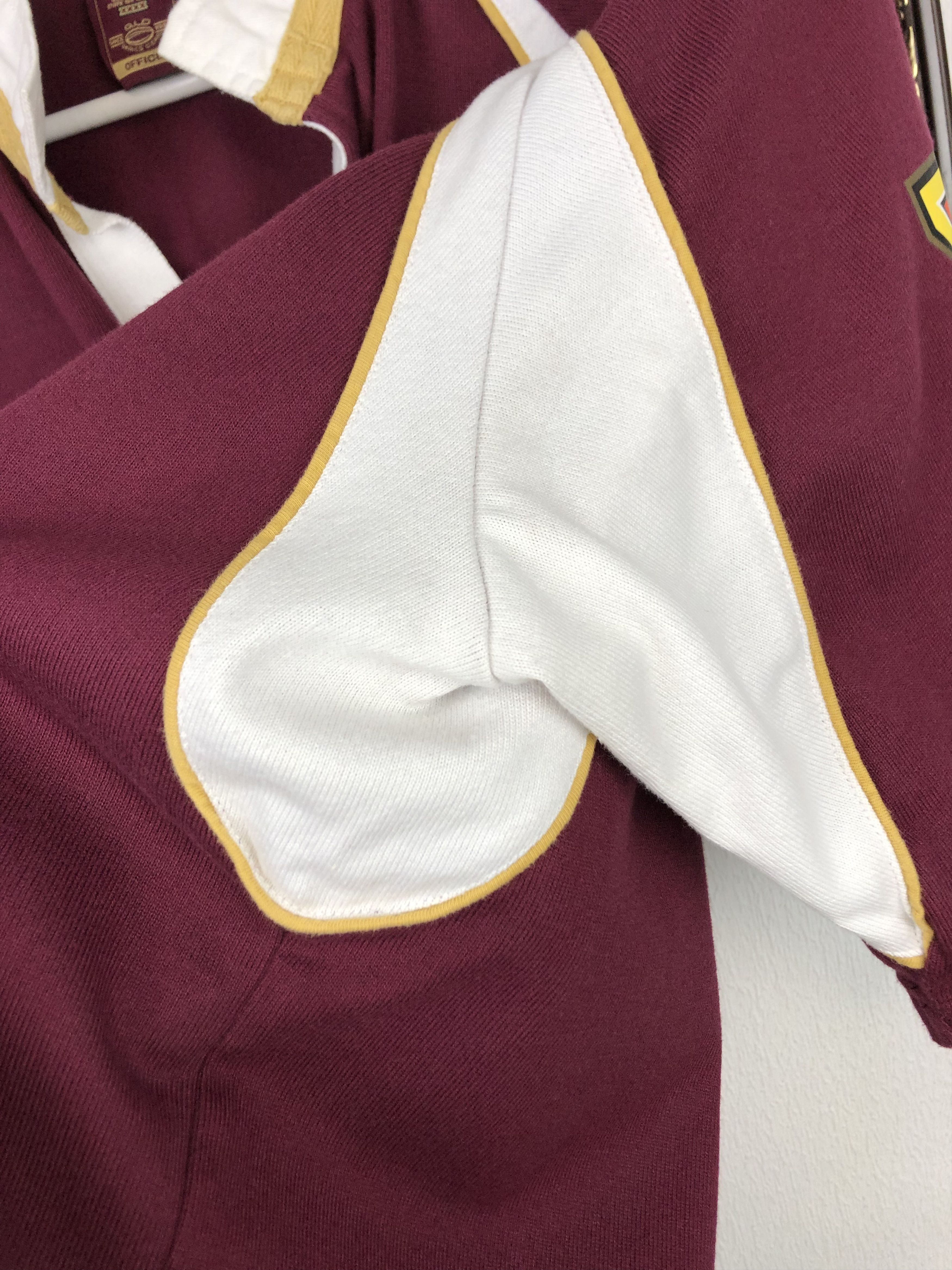 Vintage Vintage Queensland State of Origin Maroon Rugby Jersey Tee Size US M / EU 48-50 / 2 - 7 Thumbnail