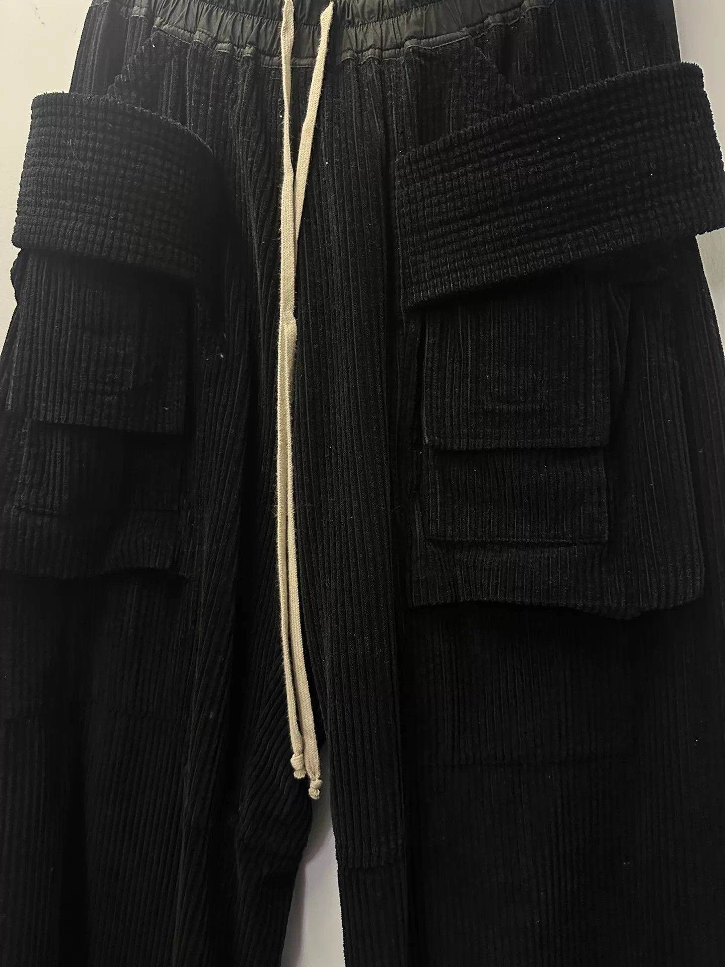 Rick Owens Rick Owens Double Ring Wide-Leg Rare Corduroy XS Size US 27 - 3 Thumbnail
