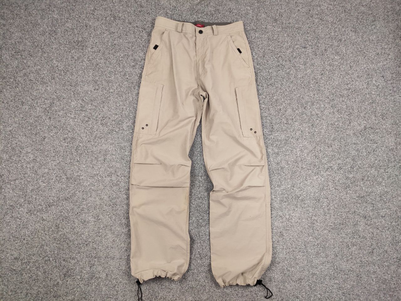 Japanese Brand Vintage 90's Japan parachute Light Beige Cargo Pants Size US 32 / EU 48 - 8 Thumbnail