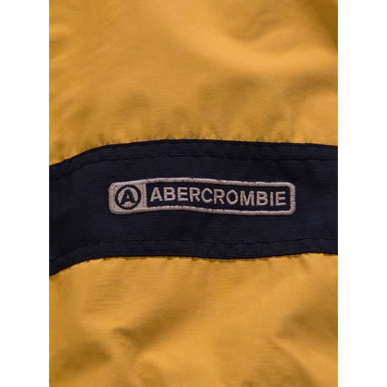 Abercrombie & Fitch VINTAGE Abercrombie & Fitch Jacket XL Men's Yellow Parka Fleece Lined Zip Full Zip Logo Embroidered Ski Outdoor 90s Winter Mens Size US XL / EU 56 / 4 - 4 Thumbnail