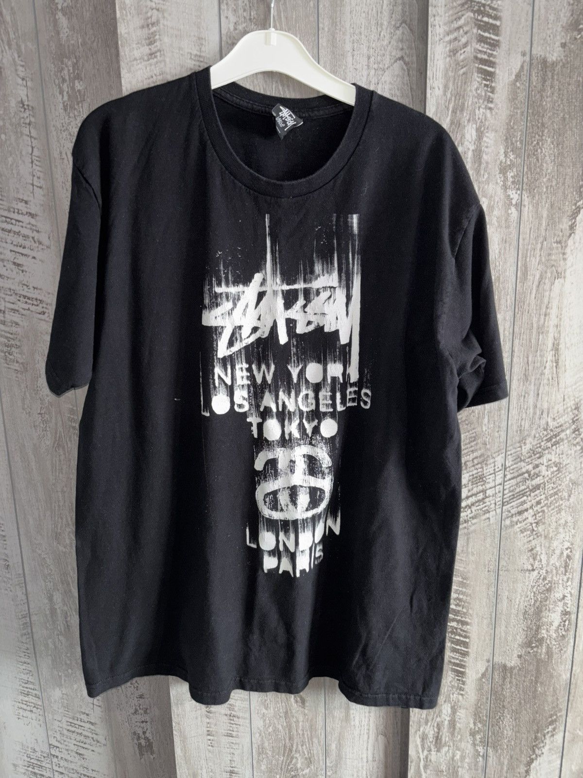 Stussy Stüssy Smudged World Tour Tee Size US L / EU 52-54 / 3 - 1 Thumbnail