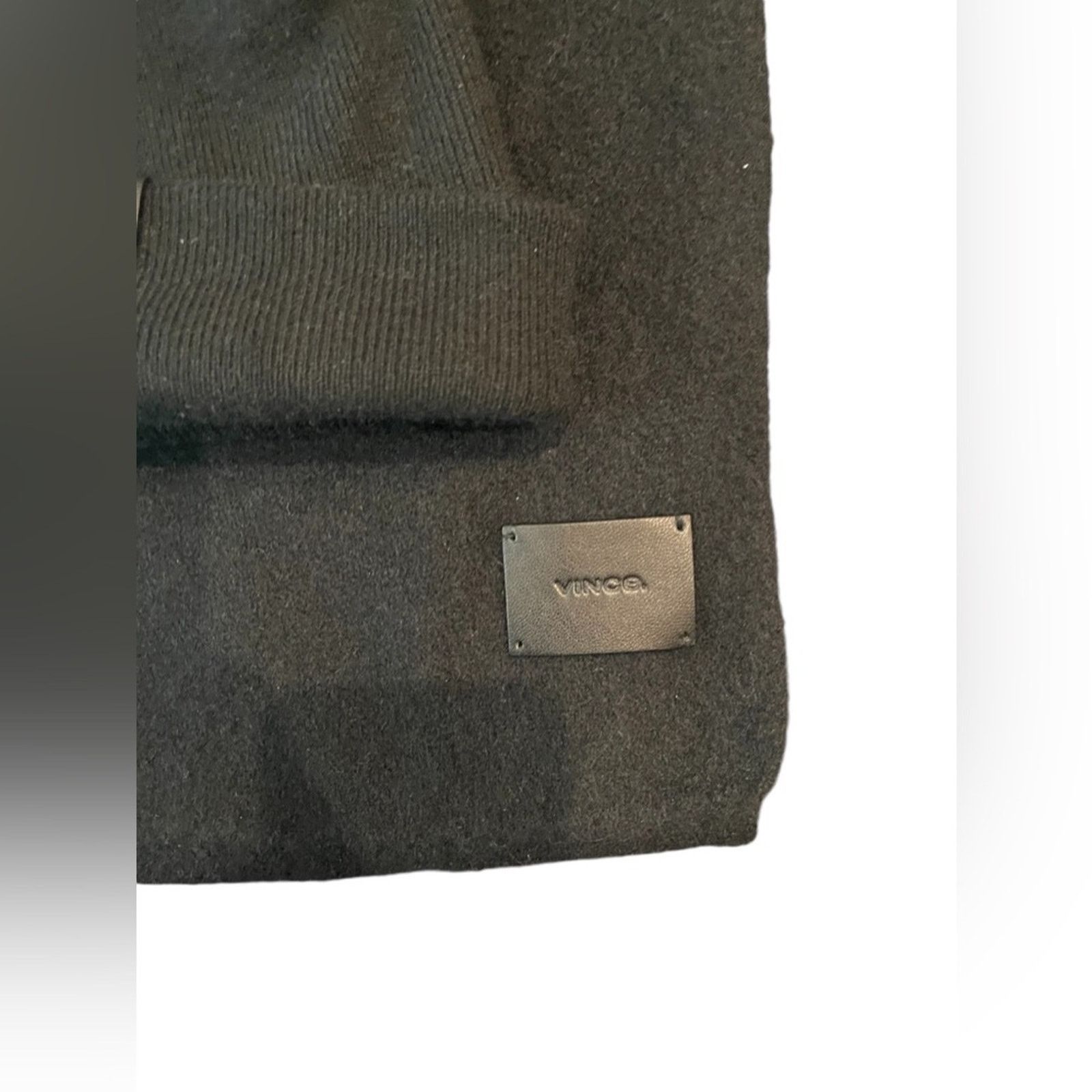 Vince BNWT Vince Black Scarf & Beanie Size ONE SIZE - 3 Thumbnail