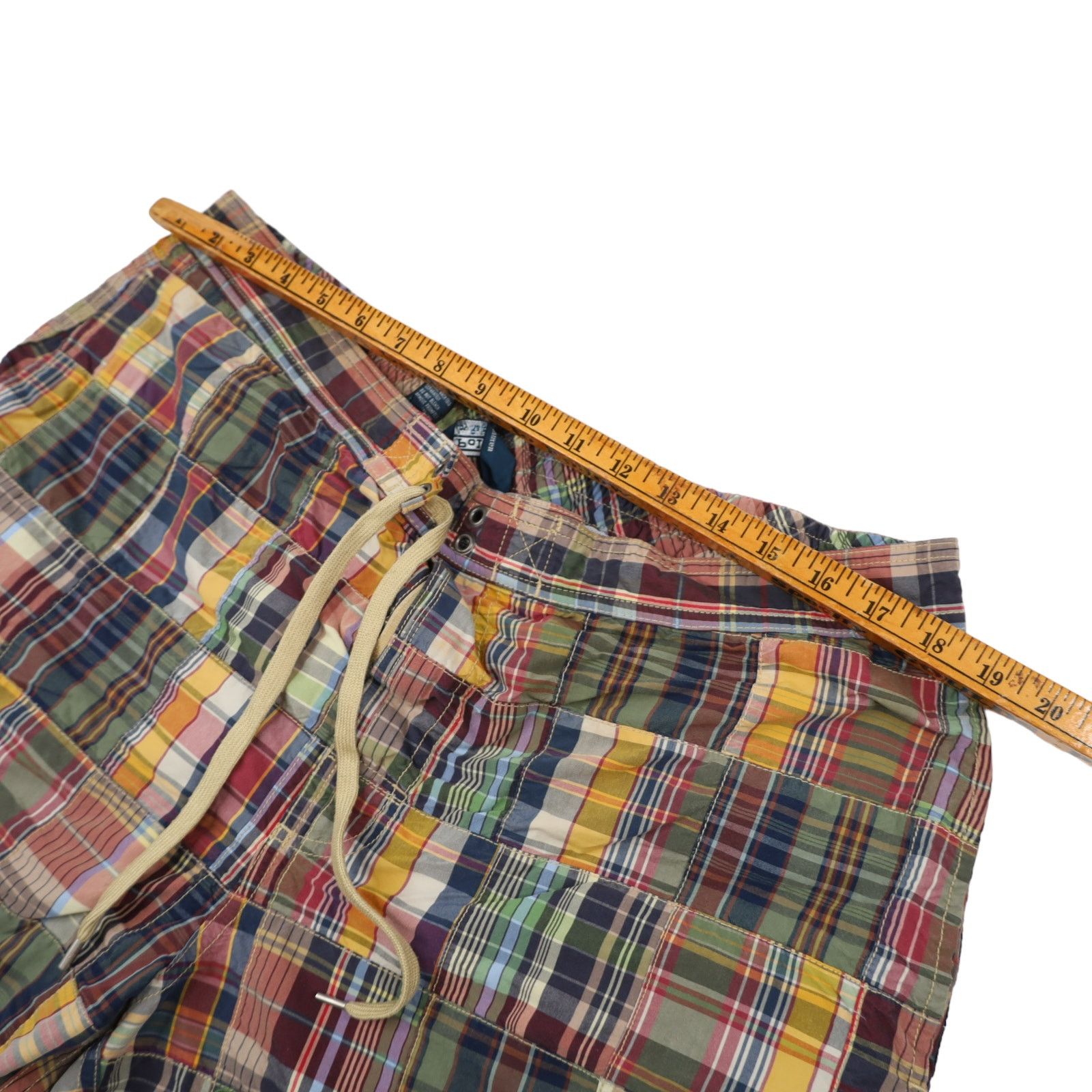 Polo Ralph Lauren × Vintage Vintage Polo Ralph Lauren Patchwork Swim Trunks Size US 36 / EU 52 - 5 Thumbnail
