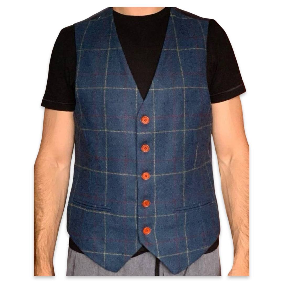Donegal Tweed Tweed vest #301 Size US M / EU 48-50 / 2 - 1 Thumbnail