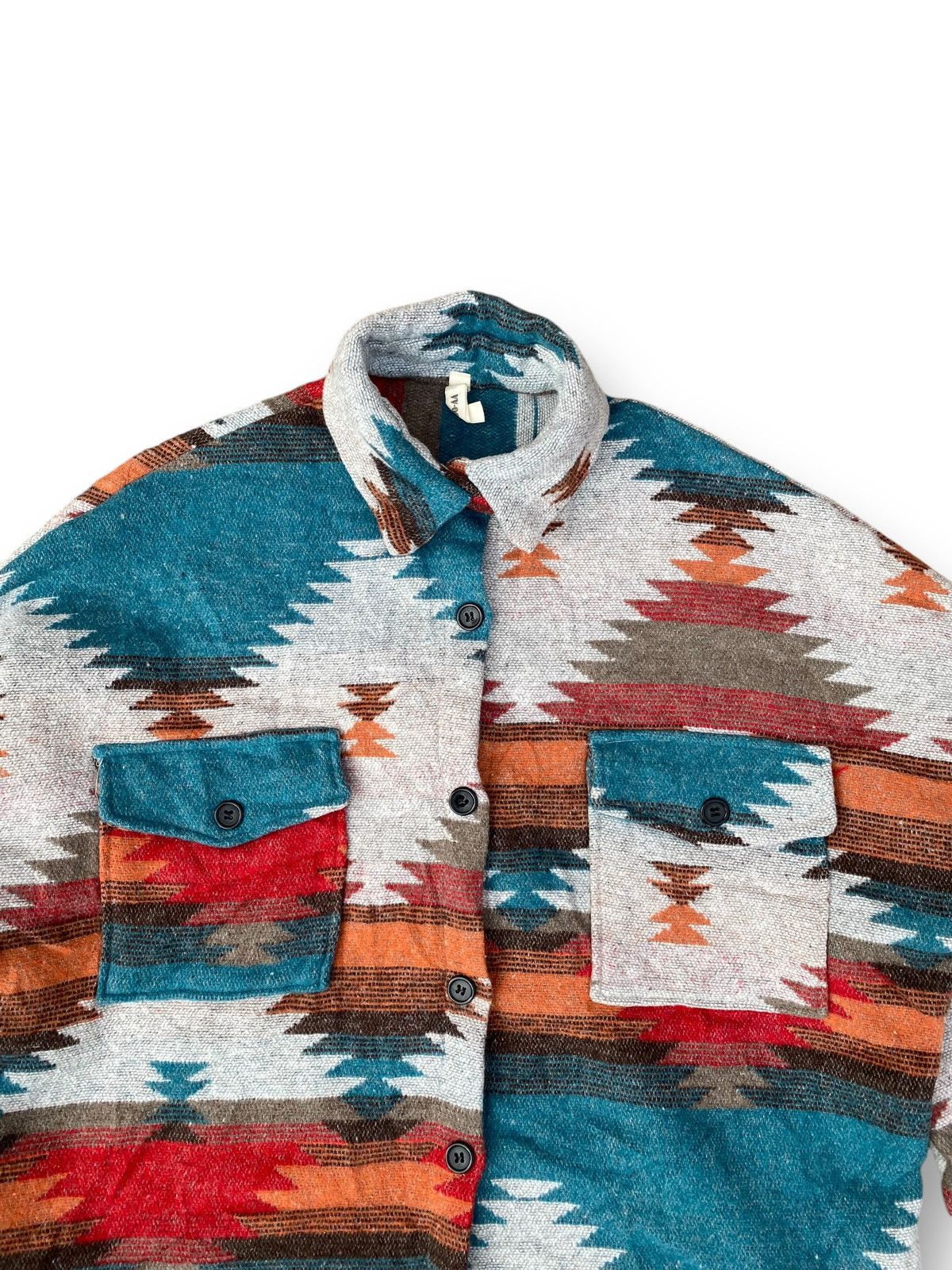 Vintage Vintage Navajo Wool Jacket. #D4 Size US L / EU 52-54 / 3 - 2 Thumbnail