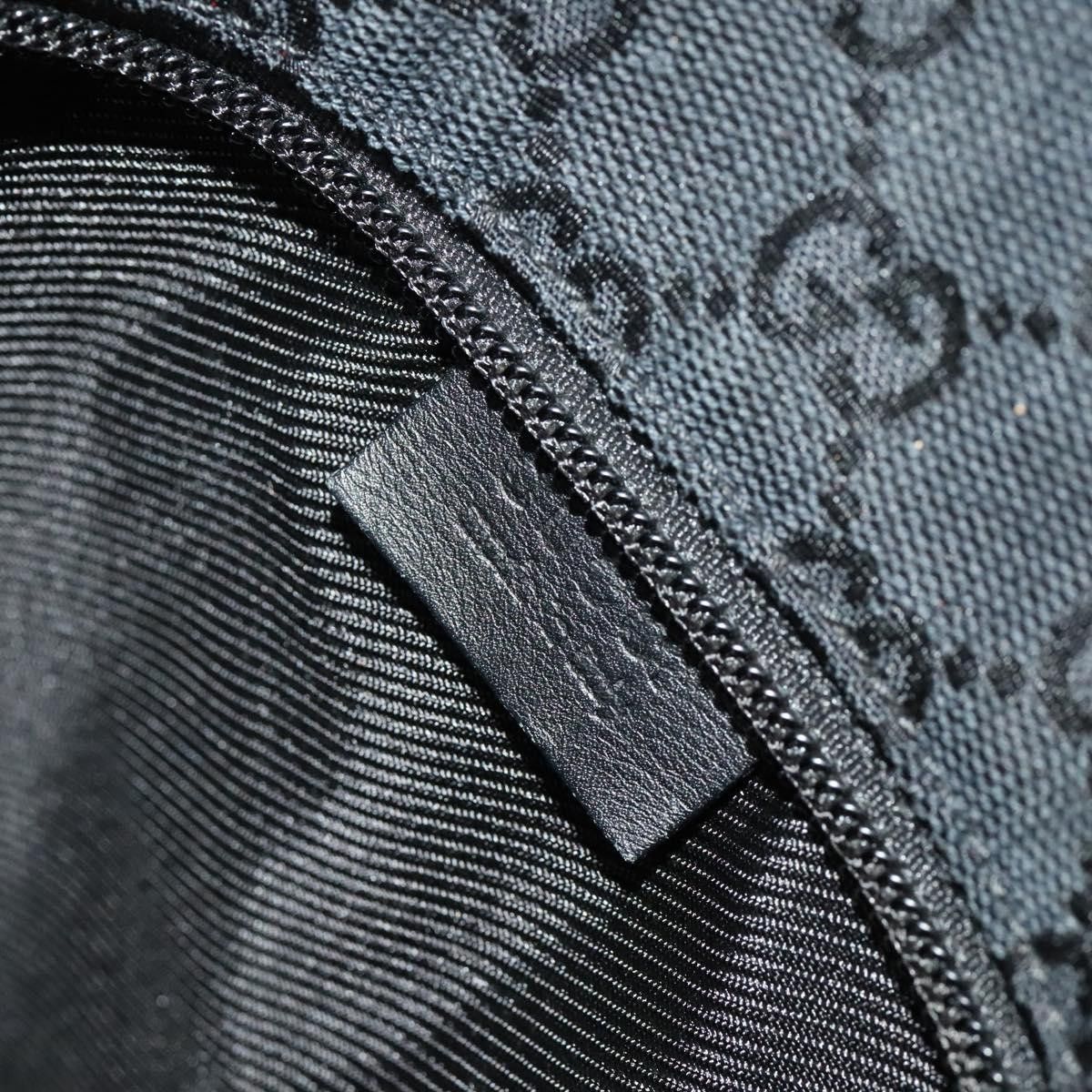 Gucci GUCCI GG Canvas Tote Bag Black Silver Size ONE SIZE - 16 Thumbnail