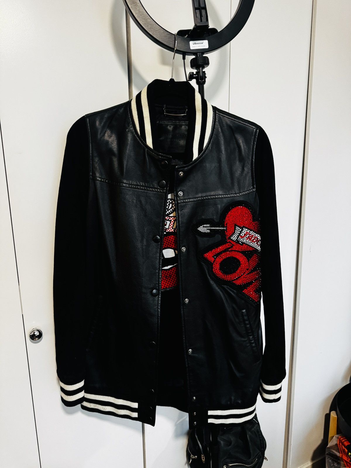 Philipp Plein Philipp Plein J’adore leather jacket Size S / US 4 / IT 40 - 1 Thumbnail