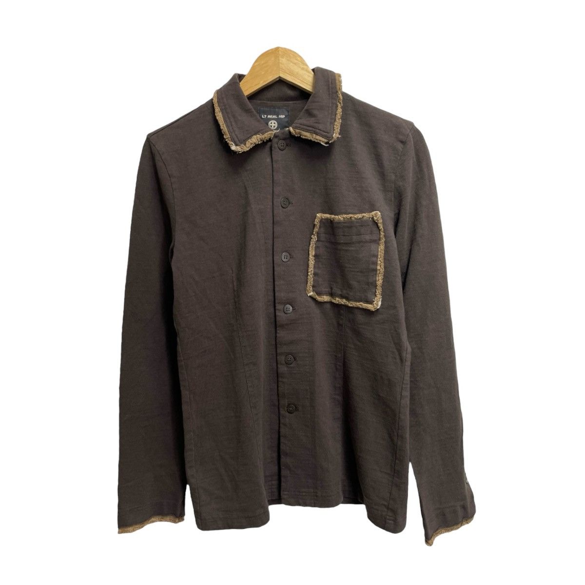 L7 real hip button shirt