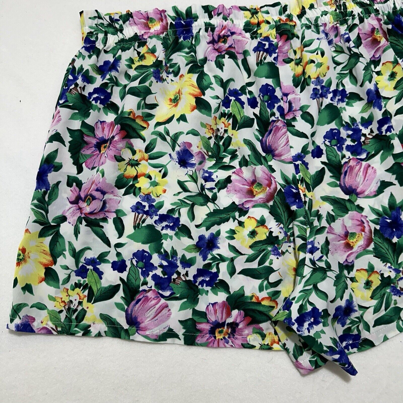 Victoria's Secret Vintage Victoria's Secret Small Sleep Pajama Shorts Floral Size 28" / US 6 / IT 42 - 10 Thumbnail