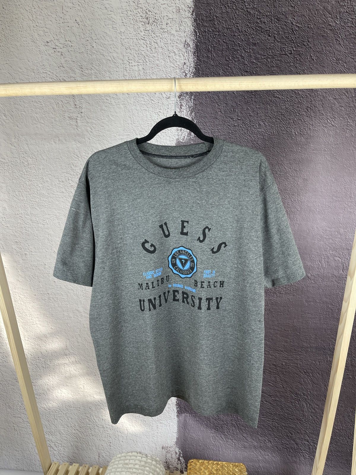 Georges Marciano Guess Malibu Beach University by Georges Marciano 90s tee Size US L / EU 52-54 / 3 - 1 Thumbnail