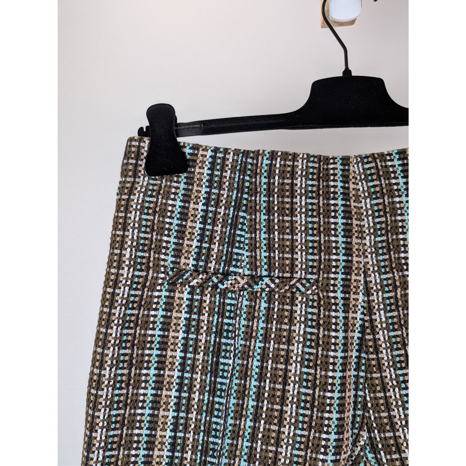 Bottega Veneta o1rshd1 Cotton Check Tailored Trousers Pants in Multicolor Size US 34 / EU 50 - 15 Thumbnail