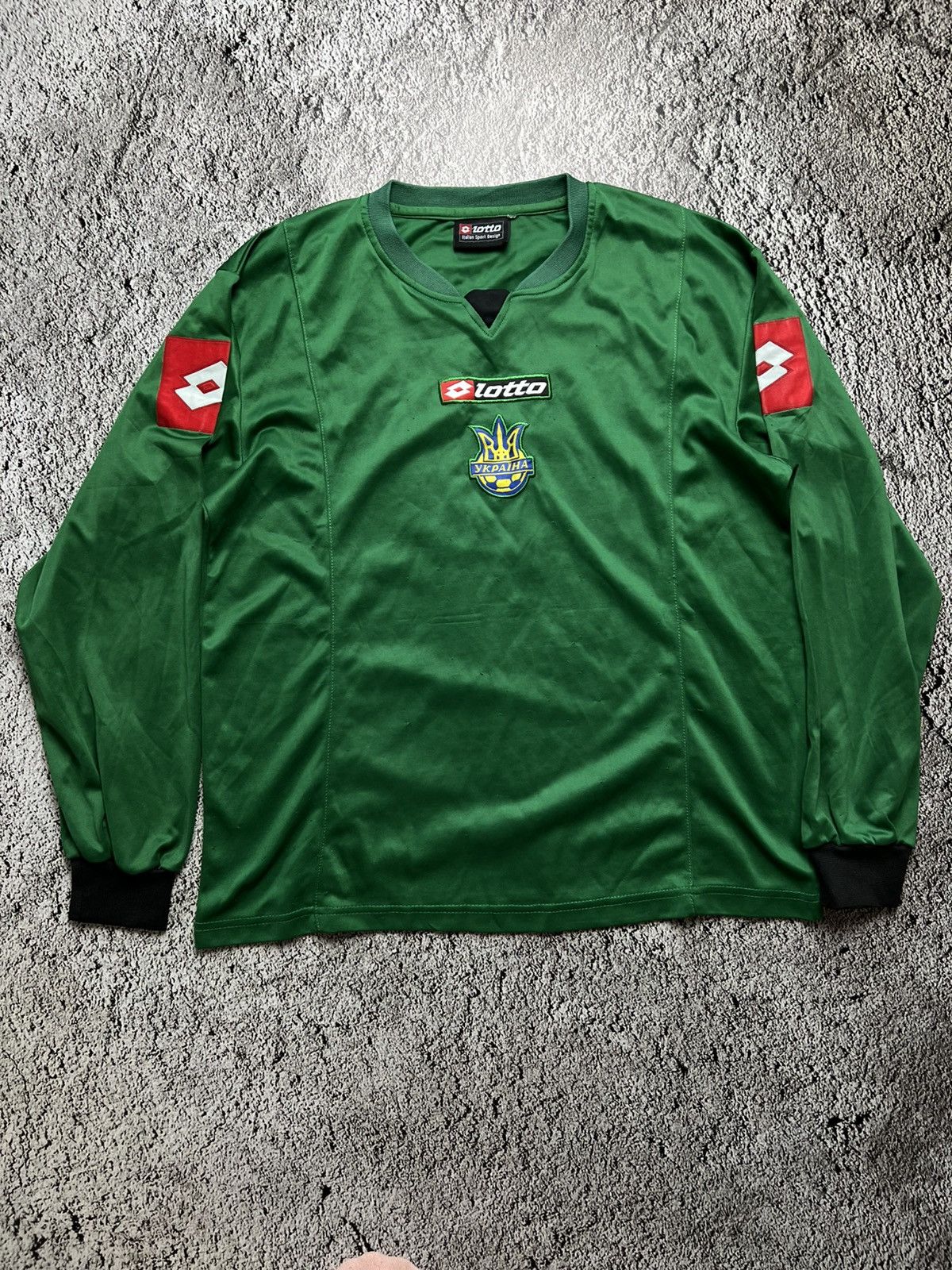 Lotto Sport 00’s Shovkovskiy Ukraine national team goalkeeper jersey Size US M / EU 48-50 / 2 - 2 Thumbnail