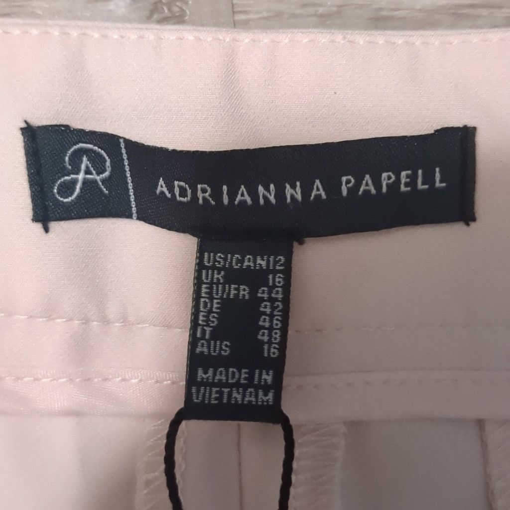 Adrianna Papell Adrianna Papell blush pink trousers size 12 Size 34" / US 12 / IT 48 - 3 Thumbnail