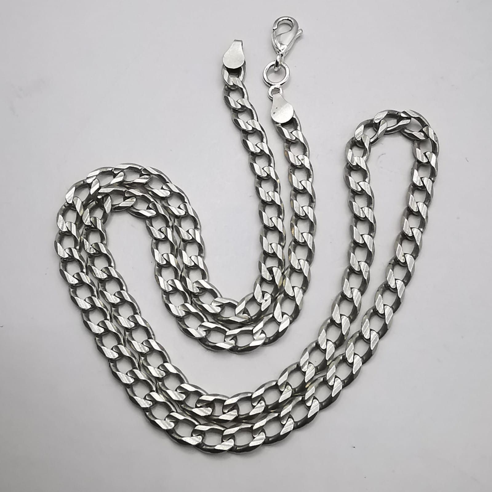 Vintage Vintage Jewelry Chain, 925 Sterling Silver, Signed 25,22g Size ONE SIZE - 8 Thumbnail