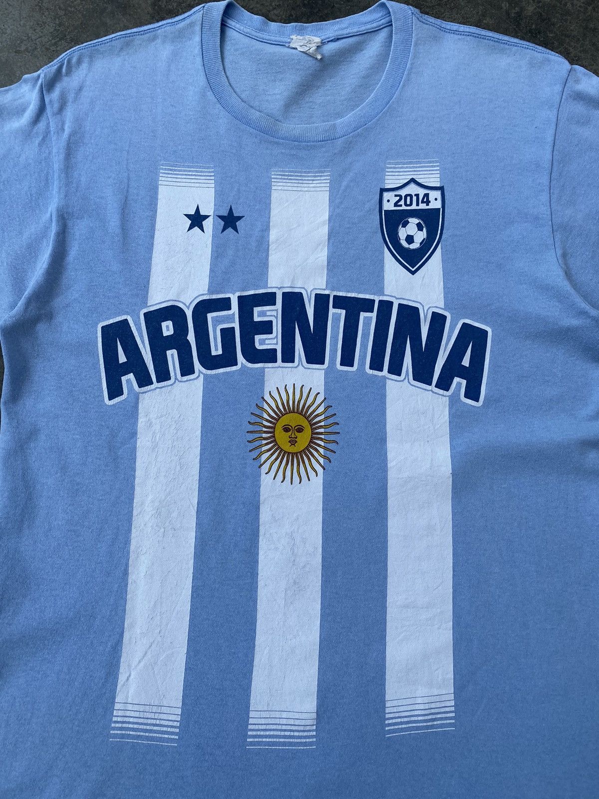 Vintage Argentina 2014 National Football Team Tees Size US M / EU 48-50 / 2 - 3 Thumbnail
