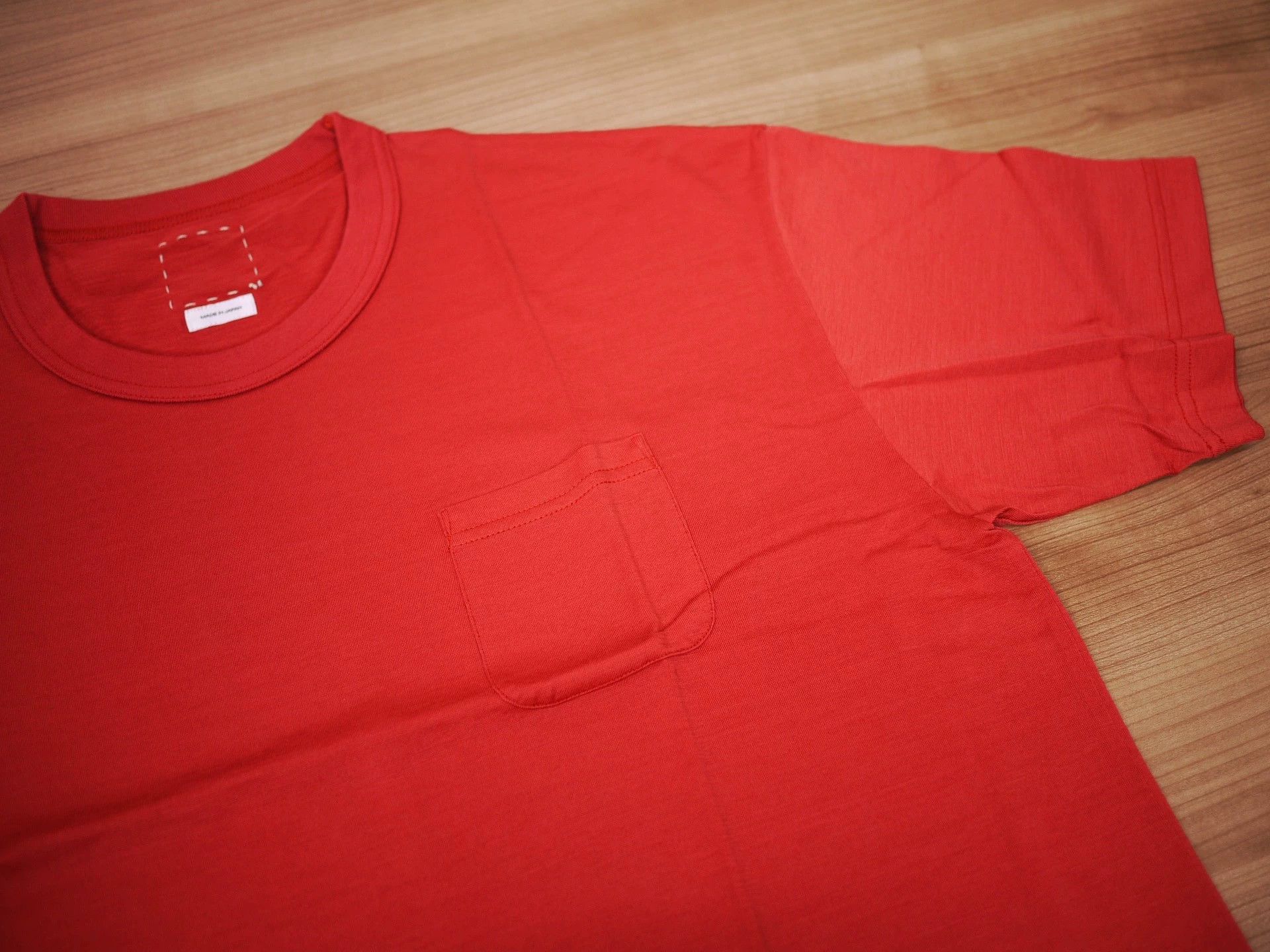Visvim VISVIM JUMBO TEE (SUPERFINE) RED SZ3 Size US L / EU 52-54 / 3 - 3 Thumbnail