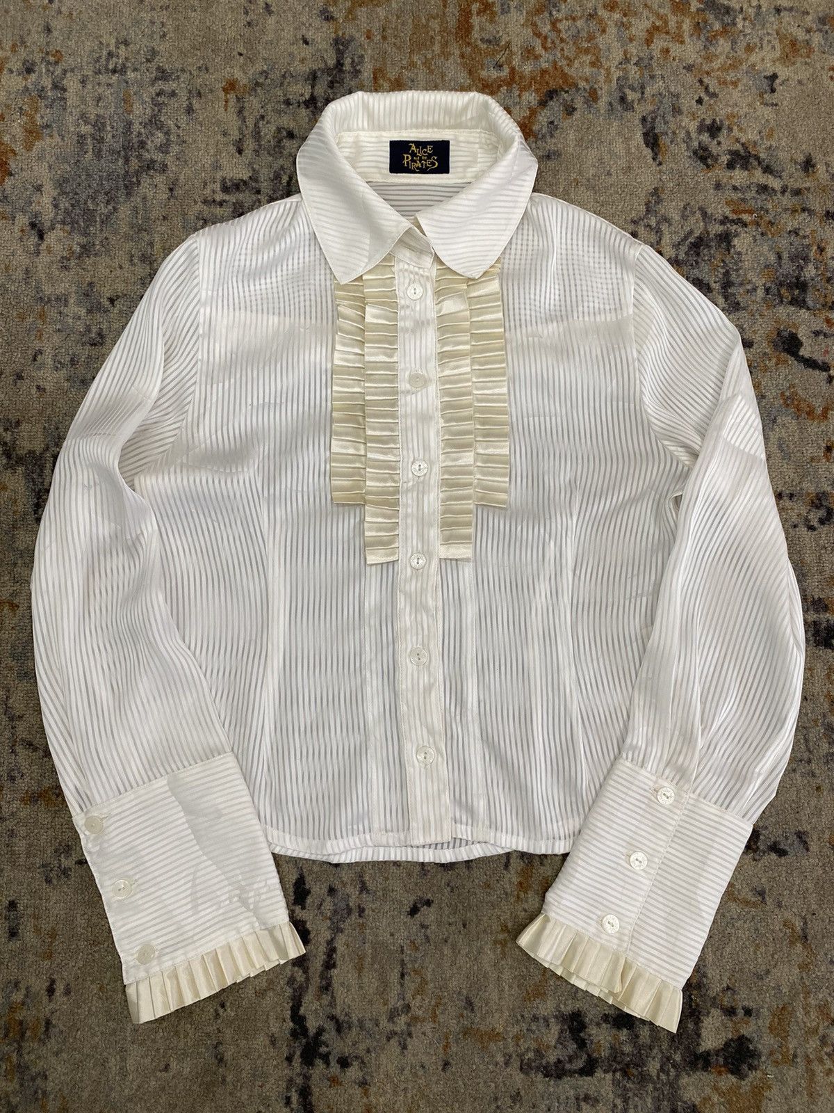 If Six Was Nine × Japanese Brand ISSEY MIYAKE YOHJI STYLE blouses alice & the pirates Size S / US 4 / IT 40 - 6 Thumbnail