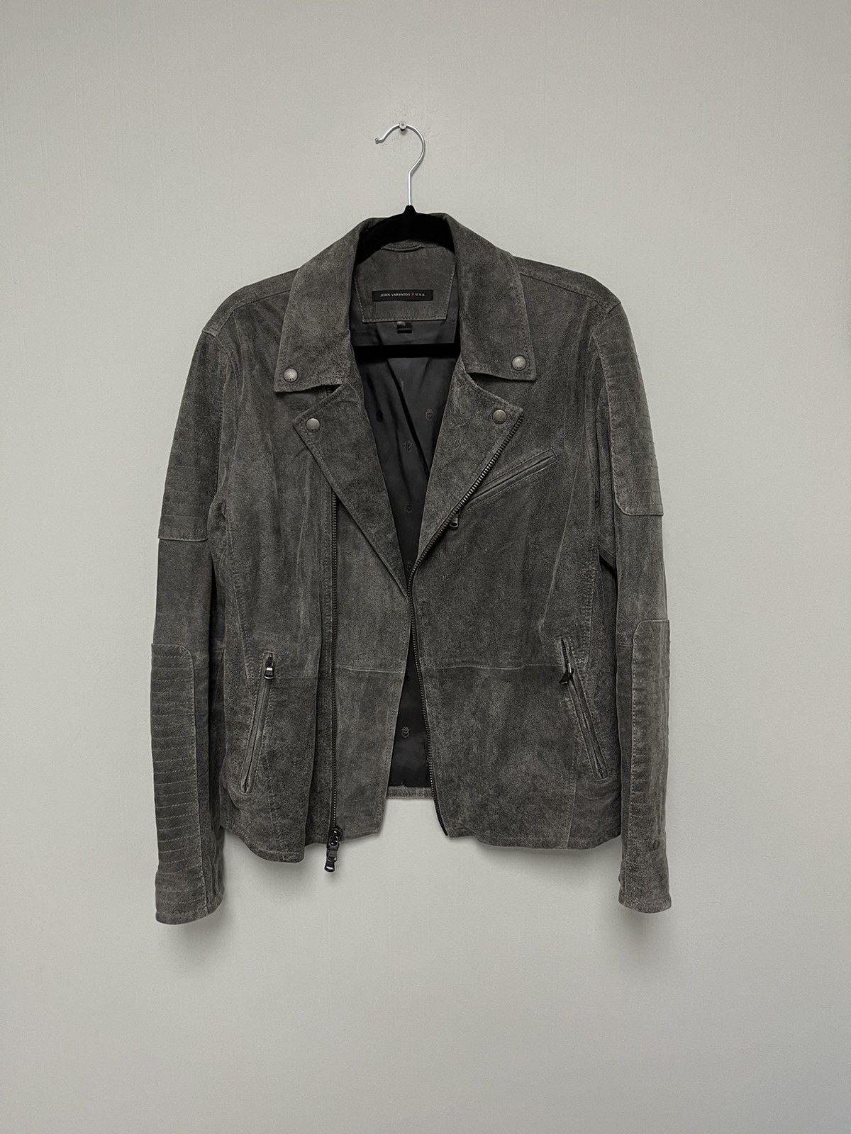 John Varvatos Burnished Leather Moto Jacket. Small Size US S / EU 44-46 / 1 - 2 Thumbnail