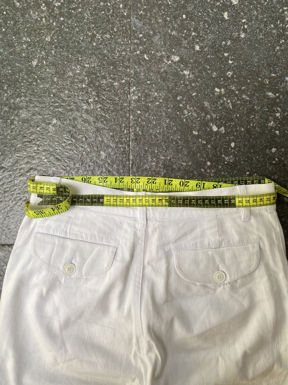 agnes b. White Trousers Button Fly Vintage by Agnes B. Paris Size US 30 / EU 46 - 6 Thumbnail