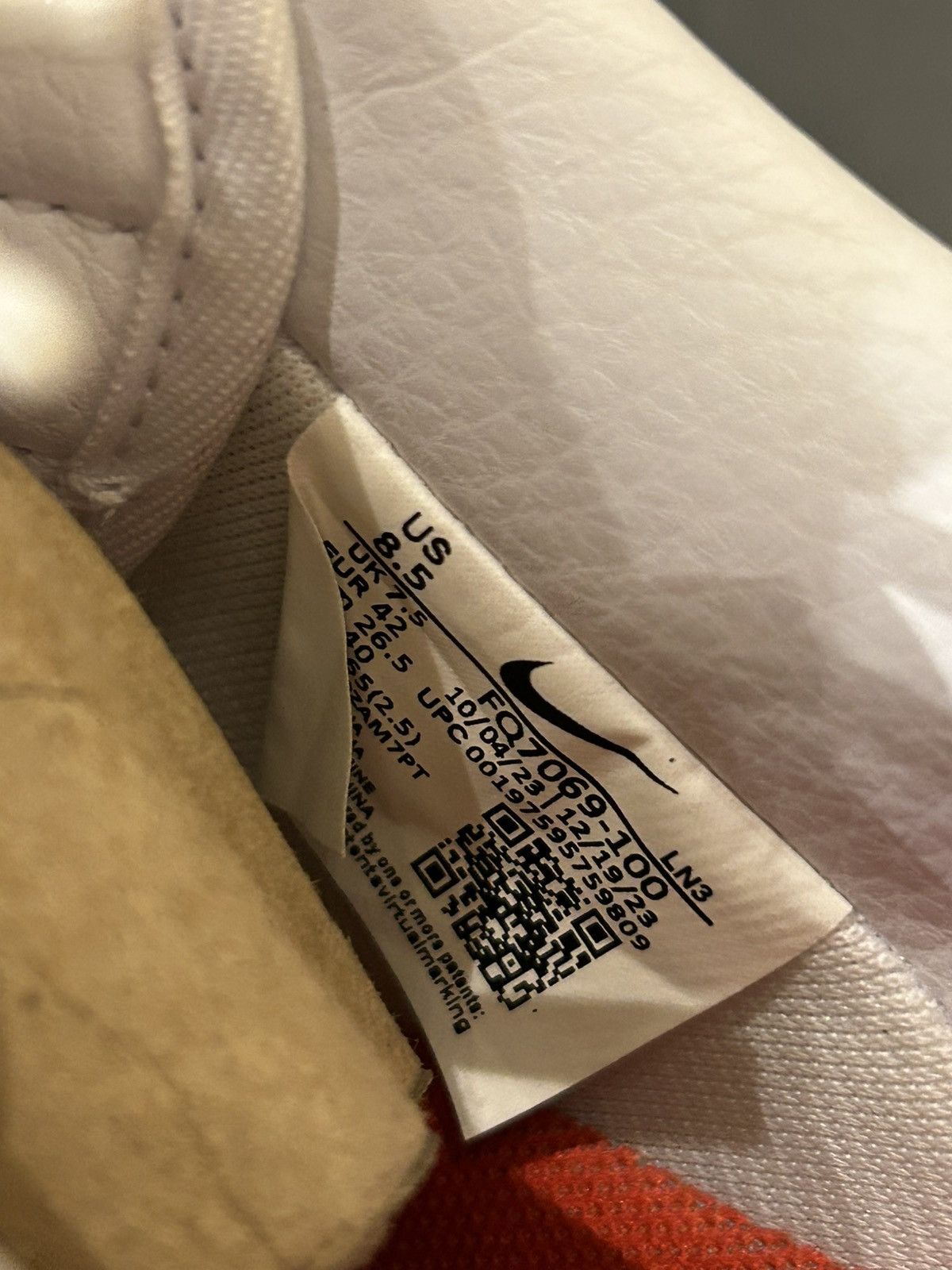 Nike Nike Air Force 1 Low ‘CPFM White’ Size US 8.5 / EU 41-42 - 7 Thumbnail
