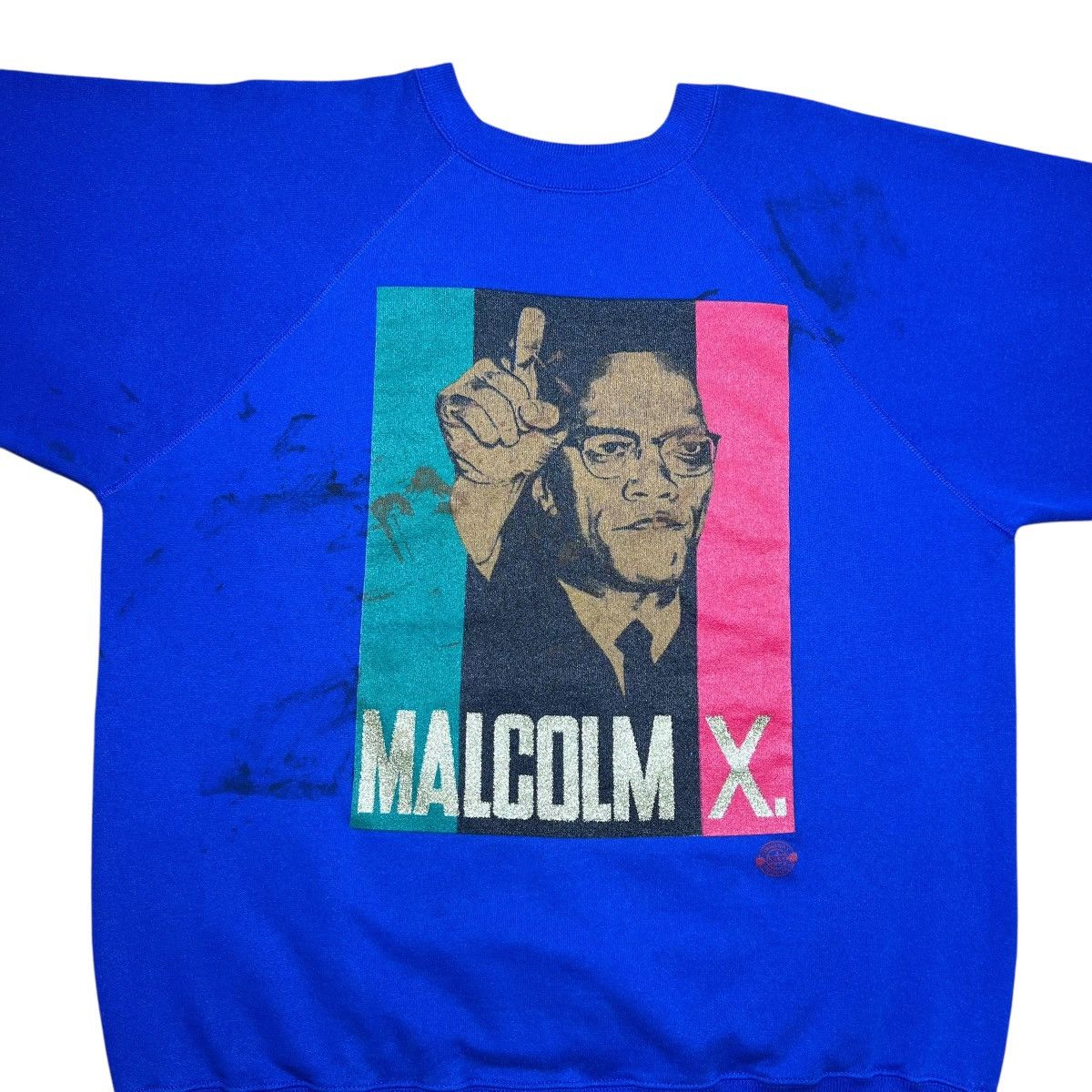 Rap Tees Malcolm X By Any Means Necessary Black Activist Sweatshirt Size US XXL / EU 58 / 5 - 4 Thumbnail
