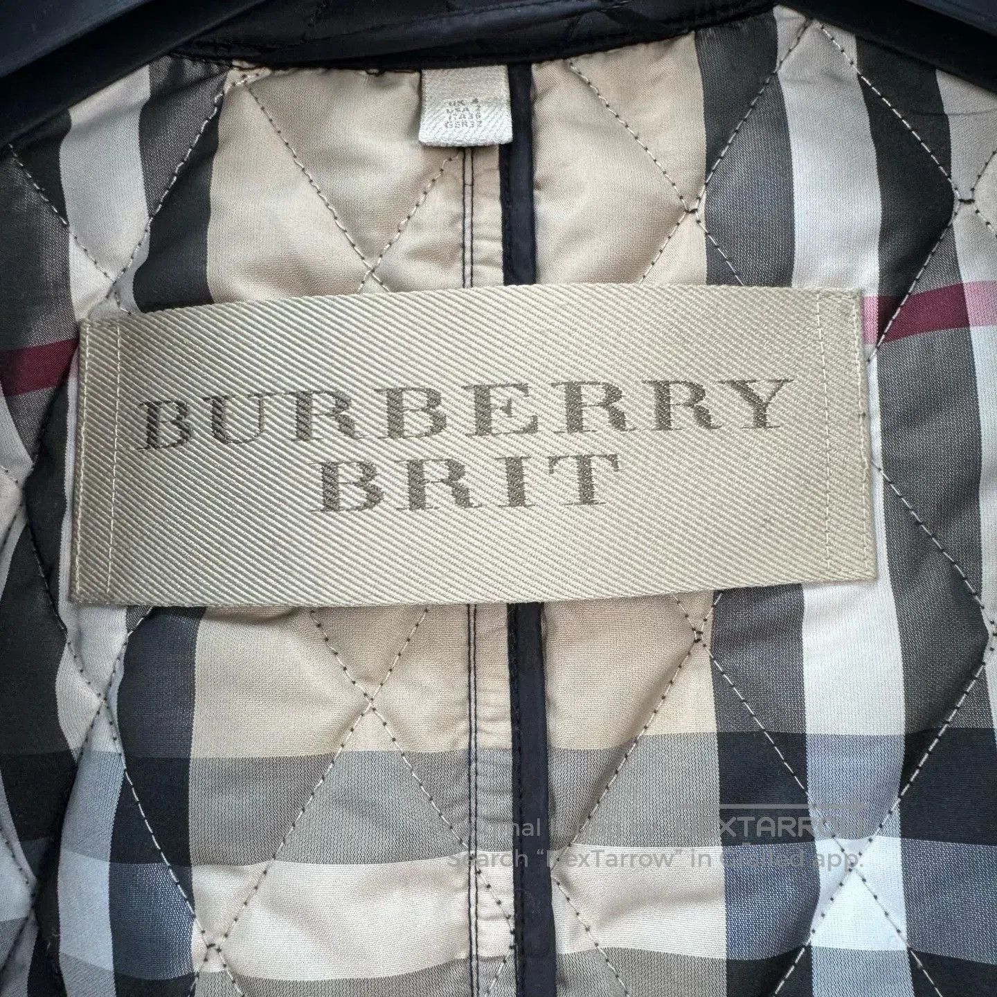 Burberry Burberry Black Quilted Double-Breasted Coat. Size M / US 6-8 / IT 42-44 - 6 Thumbnail